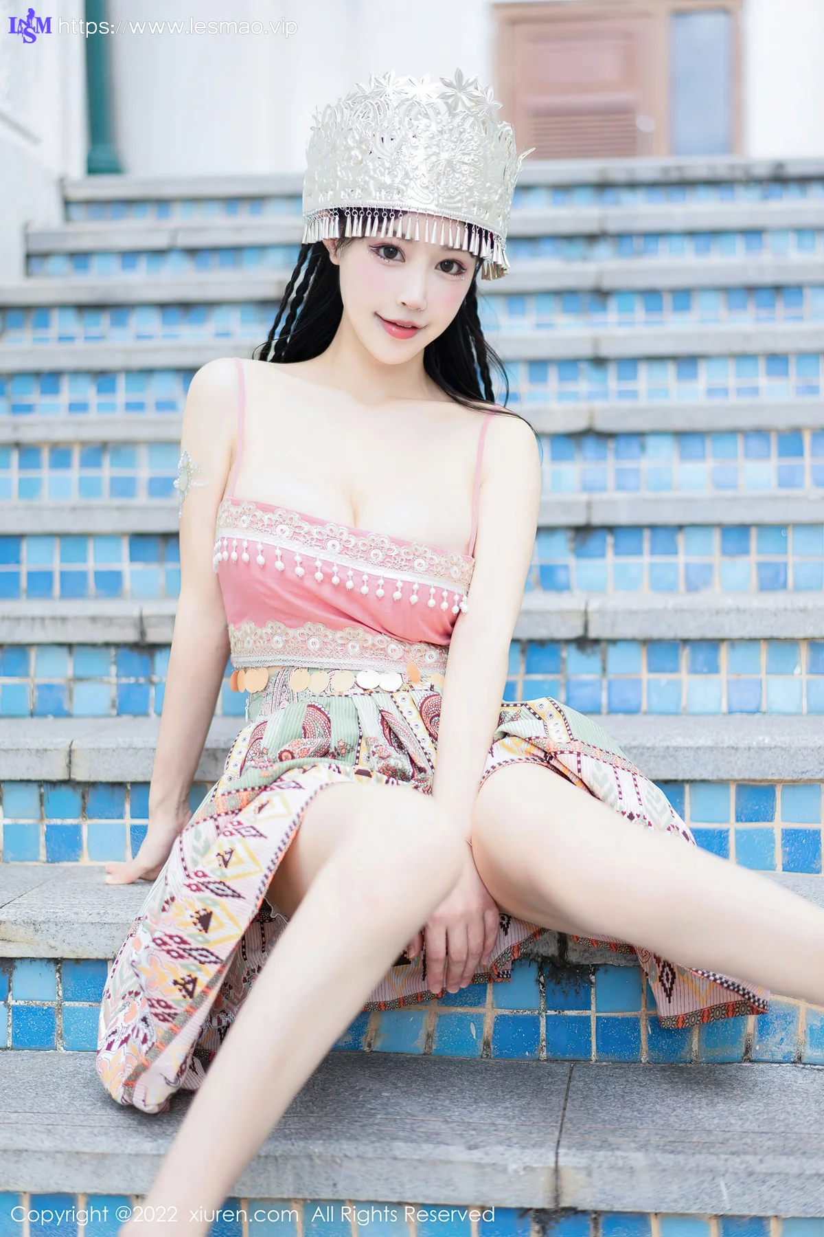 XiuRen 秀人 No.5615 朱可儿Flora 民族服饰西双版纳旅拍11 - 25