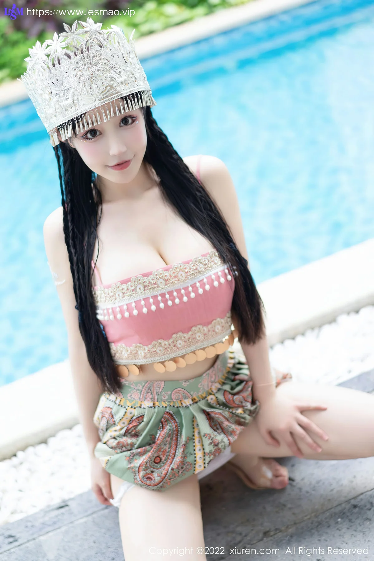 XiuRen 秀人 No.5615 朱可儿Flora 民族服饰西双版纳旅拍11 - 32