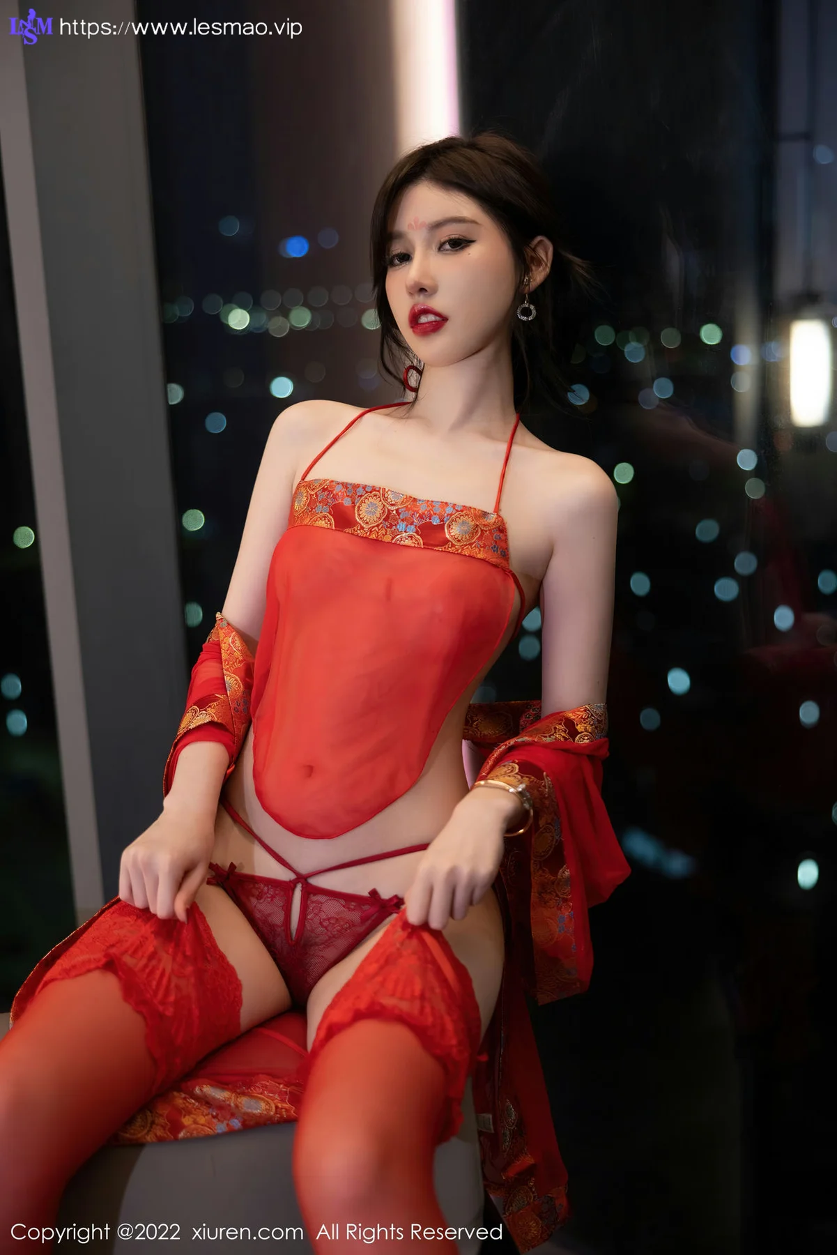 XiuRen 秀人 No.5619 美桃酱 透薄纱古装服饰性感写真 - 12