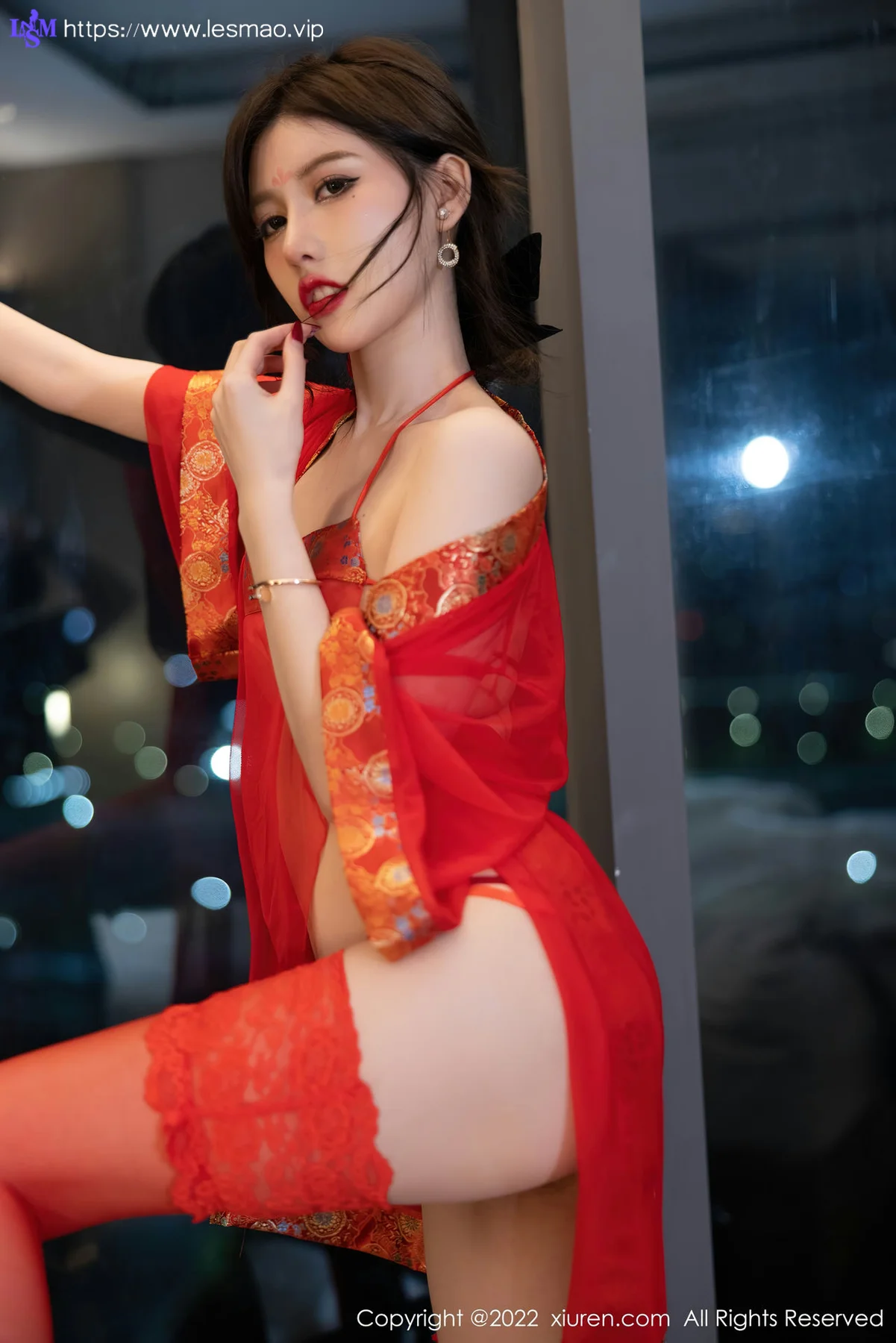 XiuRen 秀人 No.5619 美桃酱 透薄纱古装服饰性感写真 - 19