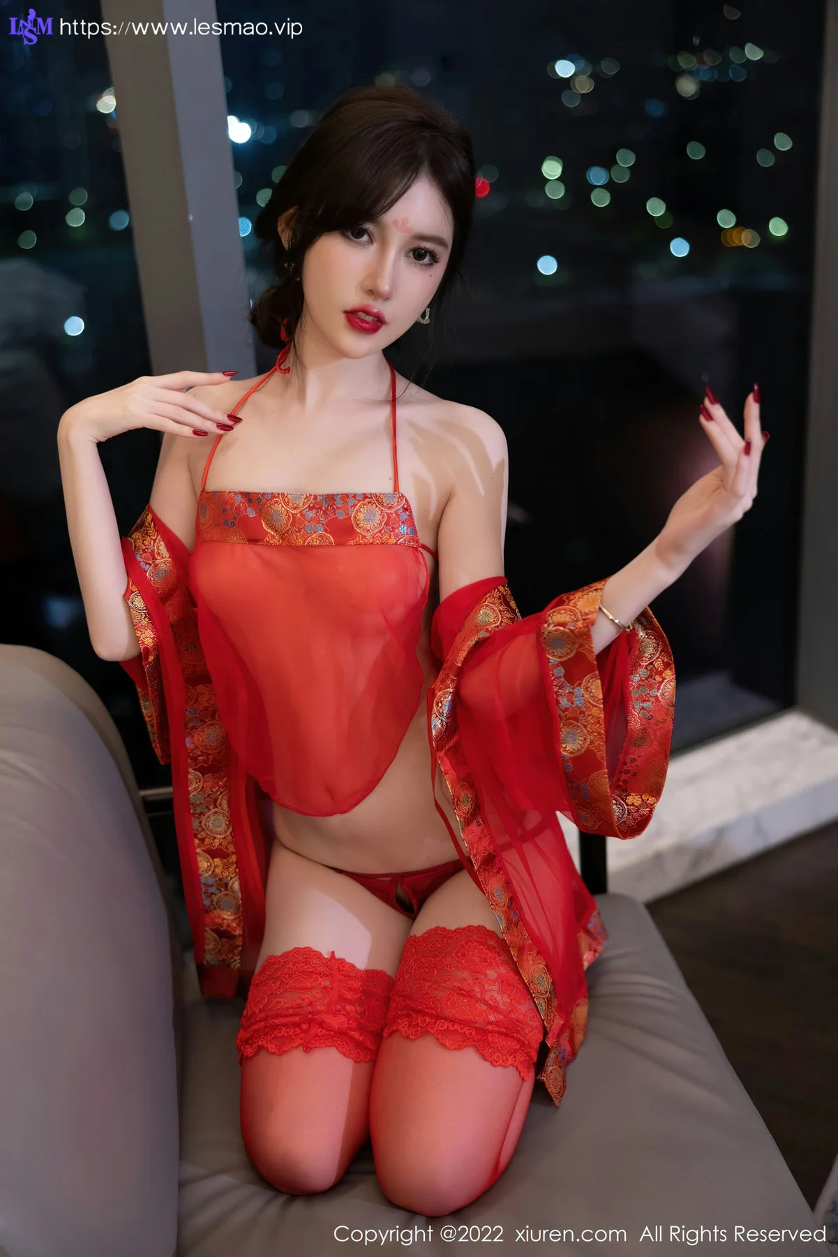 XiuRen 秀人 No.5619 美桃酱 透薄纱古装服饰性感写真 - 31