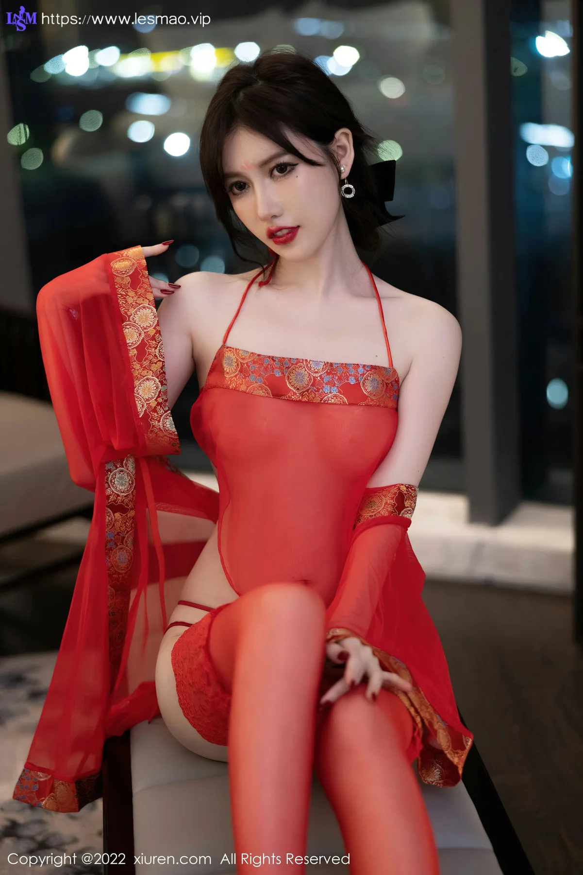 XiuRen 秀人 No.5619 美桃酱 透薄纱古装服饰性感写真 - 44