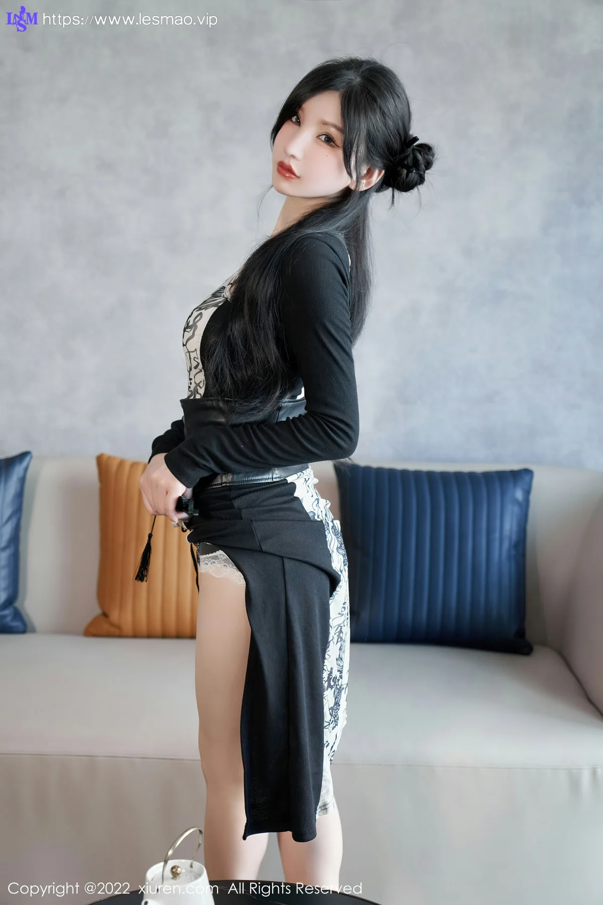XiuRen 秀人 No.5623 周于希Sally冷艳气质原色丝袜 - 46