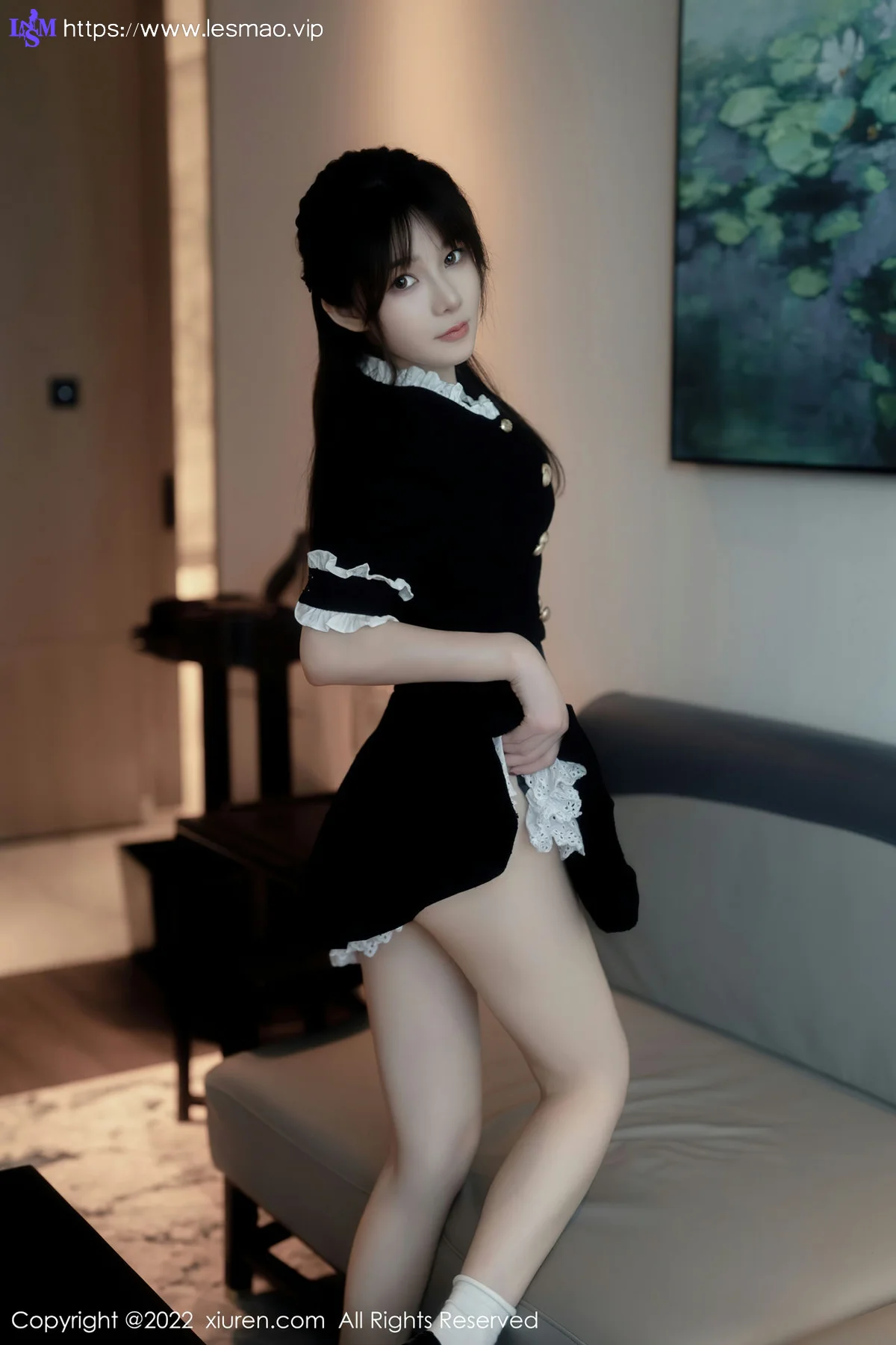 XiuRen 秀人 No.5626 婠婠么 女仆制服性感写真 - 37
