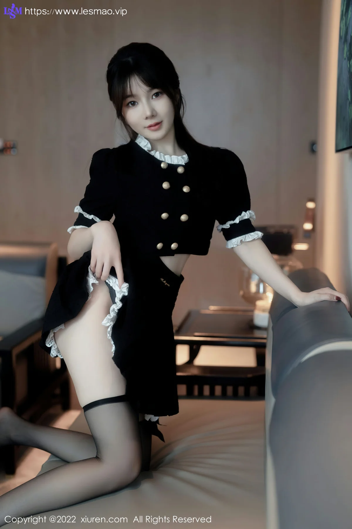 XiuRen 秀人 No.5626 婠婠么 女仆制服性感写真 - 47
