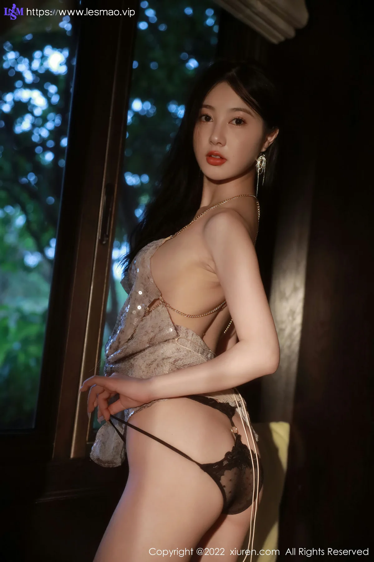 XiuRen 秀人 No.5632 谢晚晚 闪亮吊带裙性感写真1 - 66
