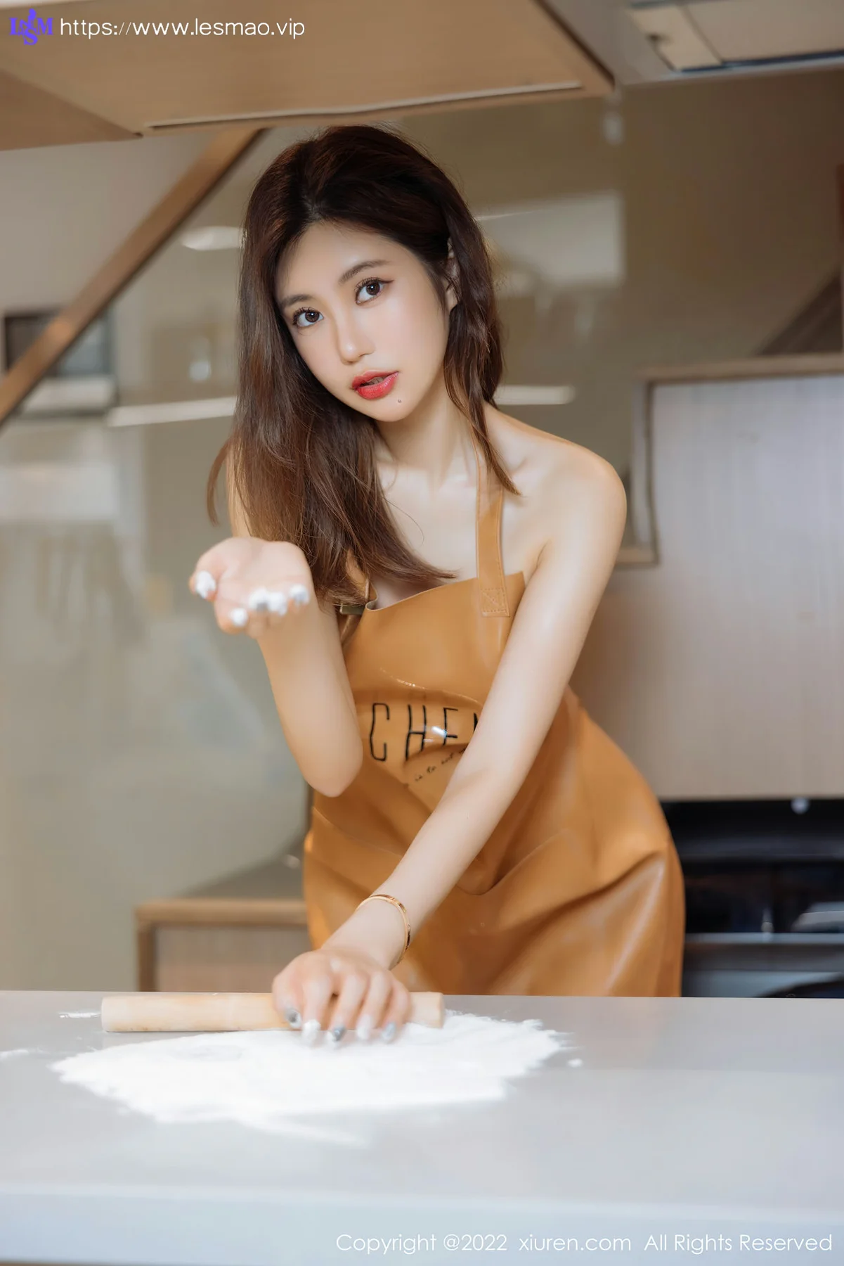 XiuRen 秀人 No.5634 绮里嘉ula 性感围裙写真111 - 21