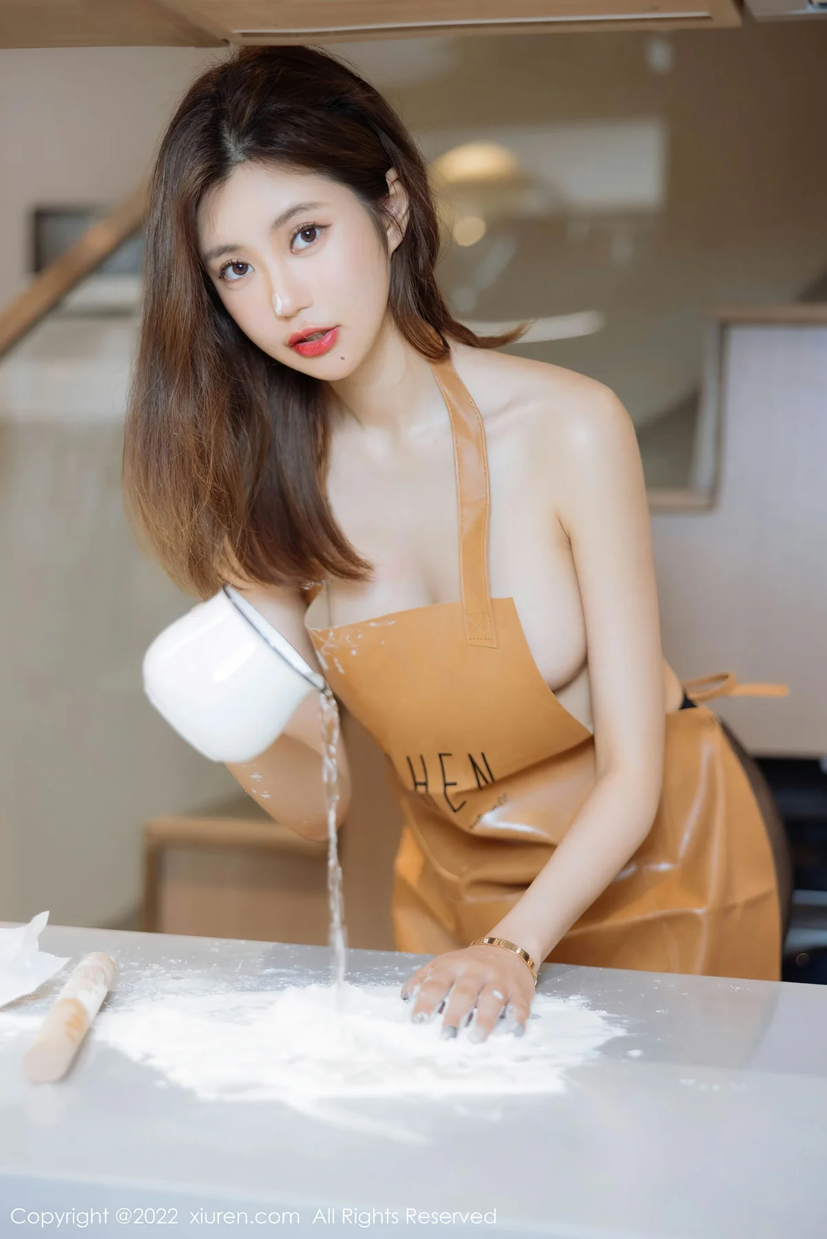 XiuRen 秀人 No.5634 绮里嘉ula 性感围裙写真111 - 27
