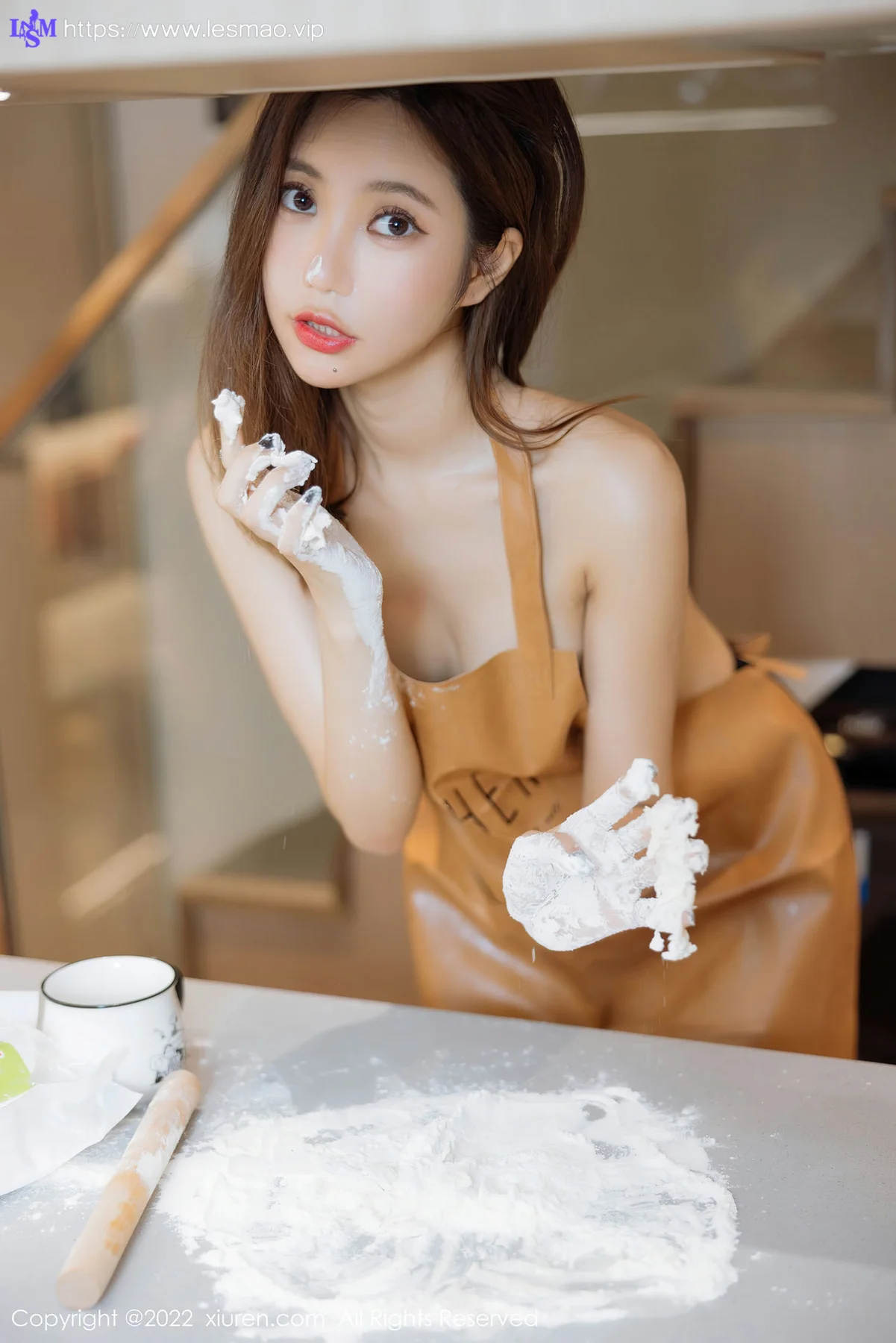 XiuRen 秀人 No.5634 绮里嘉ula 性感围裙写真111 - 29