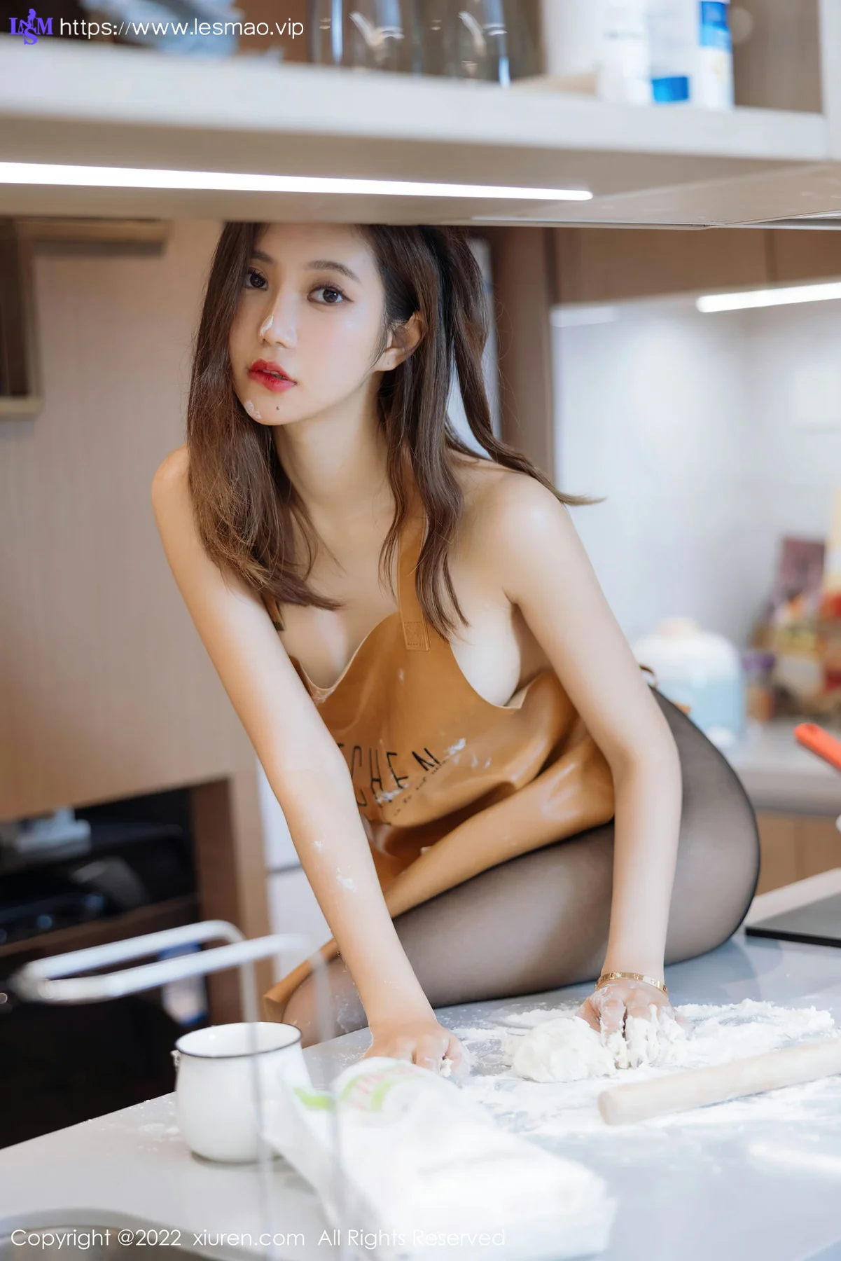 XiuRen 秀人 No.5634 绮里嘉ula 性感围裙写真111 - 34