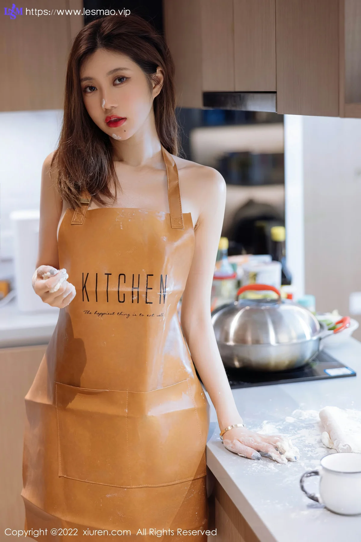 XiuRen 秀人 No.5634 绮里嘉ula 性感围裙写真111 - 36