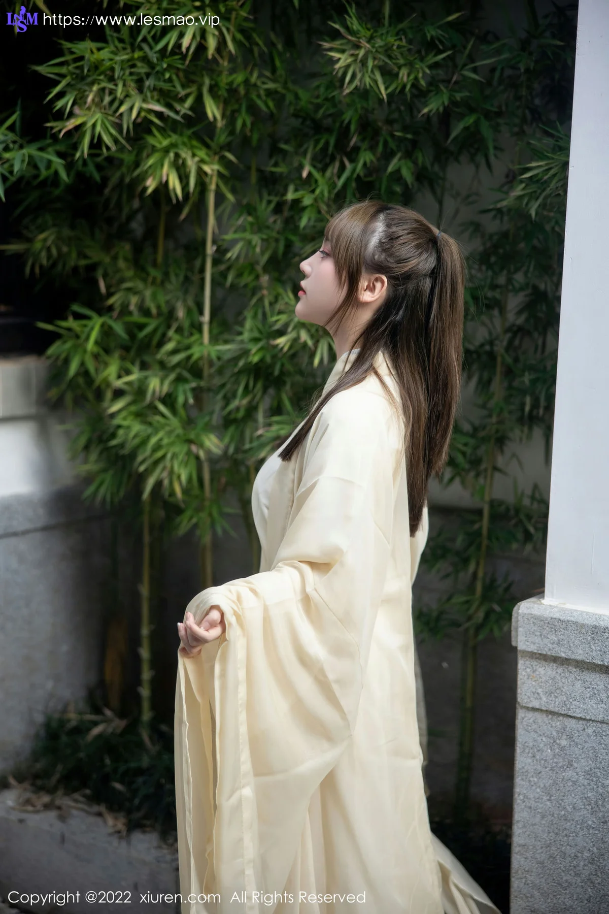 XiuRen 秀人 No.5653 豆瓣酱 白色古装服饰性感写真3 - 5