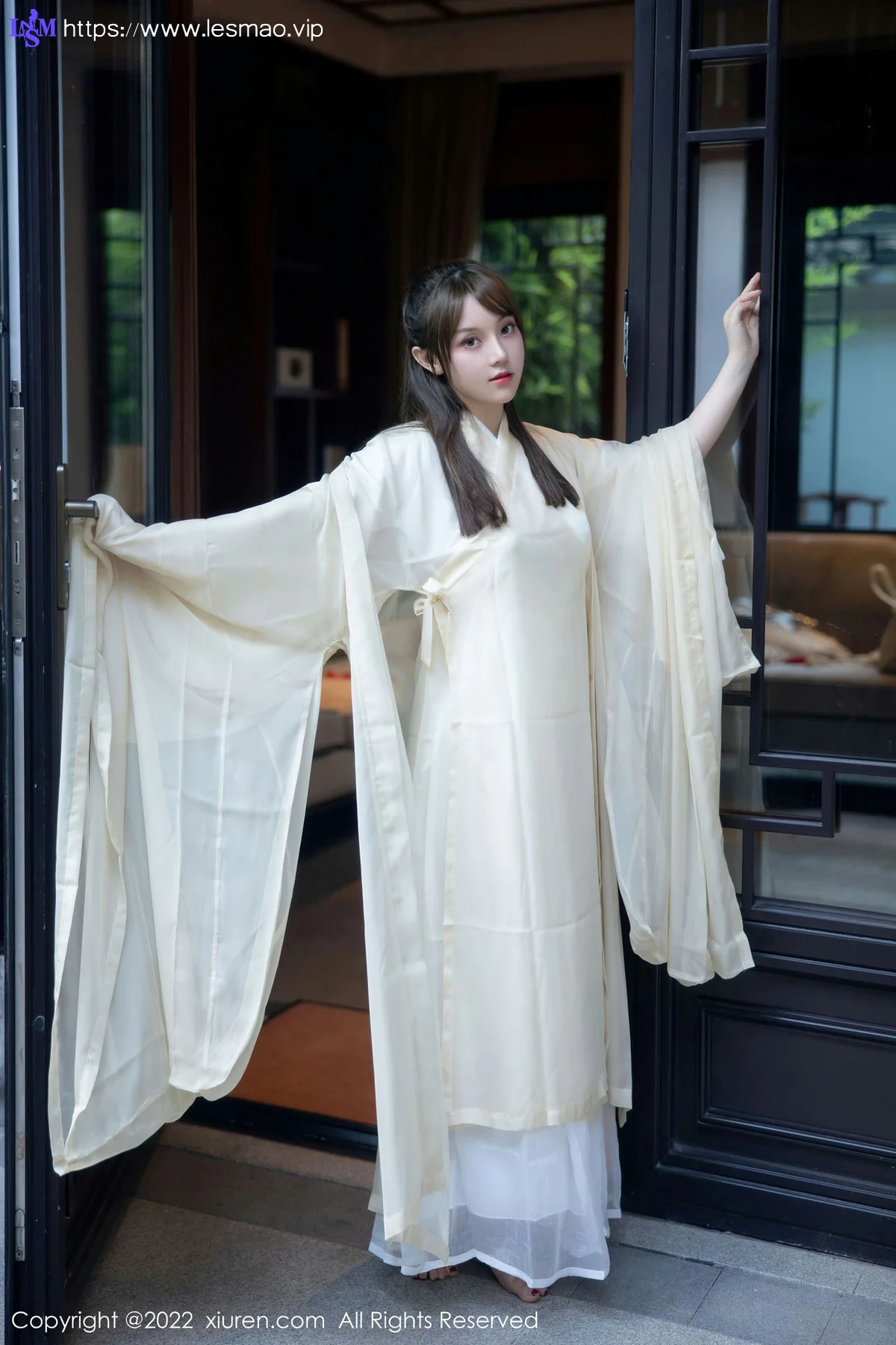 XiuRen 秀人 No.5653 豆瓣酱 白色古装服饰性感写真3 - 14