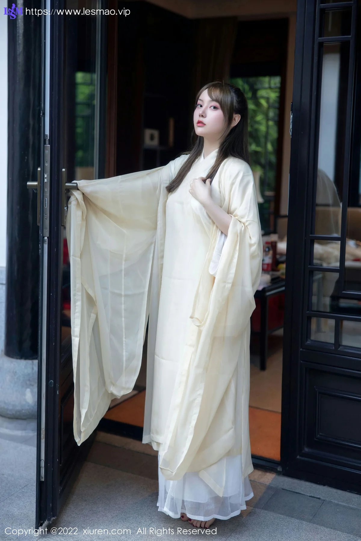 XiuRen 秀人 No.5653 豆瓣酱 白色古装服饰性感写真3 - 15
