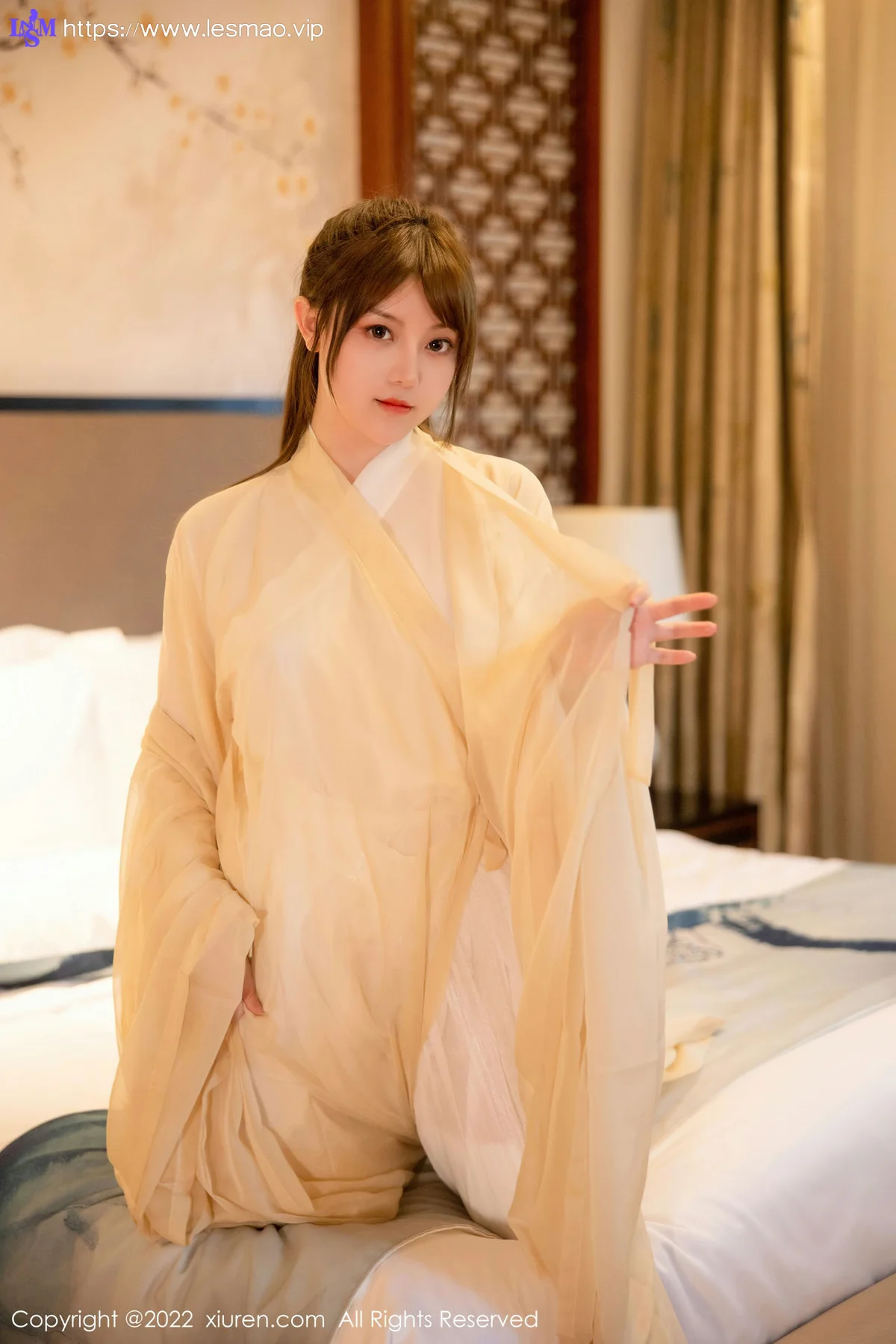 XiuRen 秀人 No.5653 豆瓣酱 白色古装服饰性感写真3 - 20