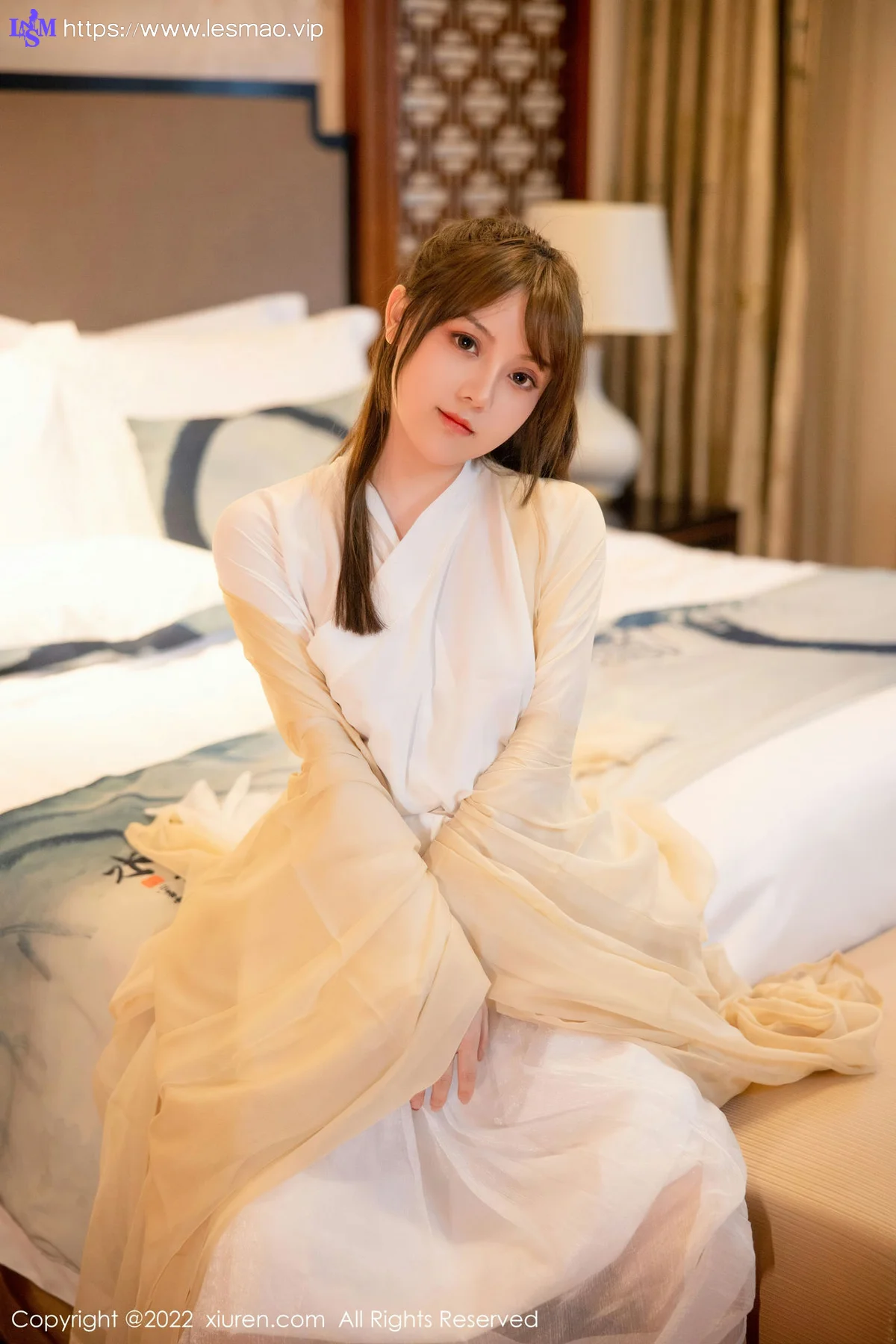 XiuRen 秀人 No.5653 豆瓣酱 白色古装服饰性感写真3 - 22