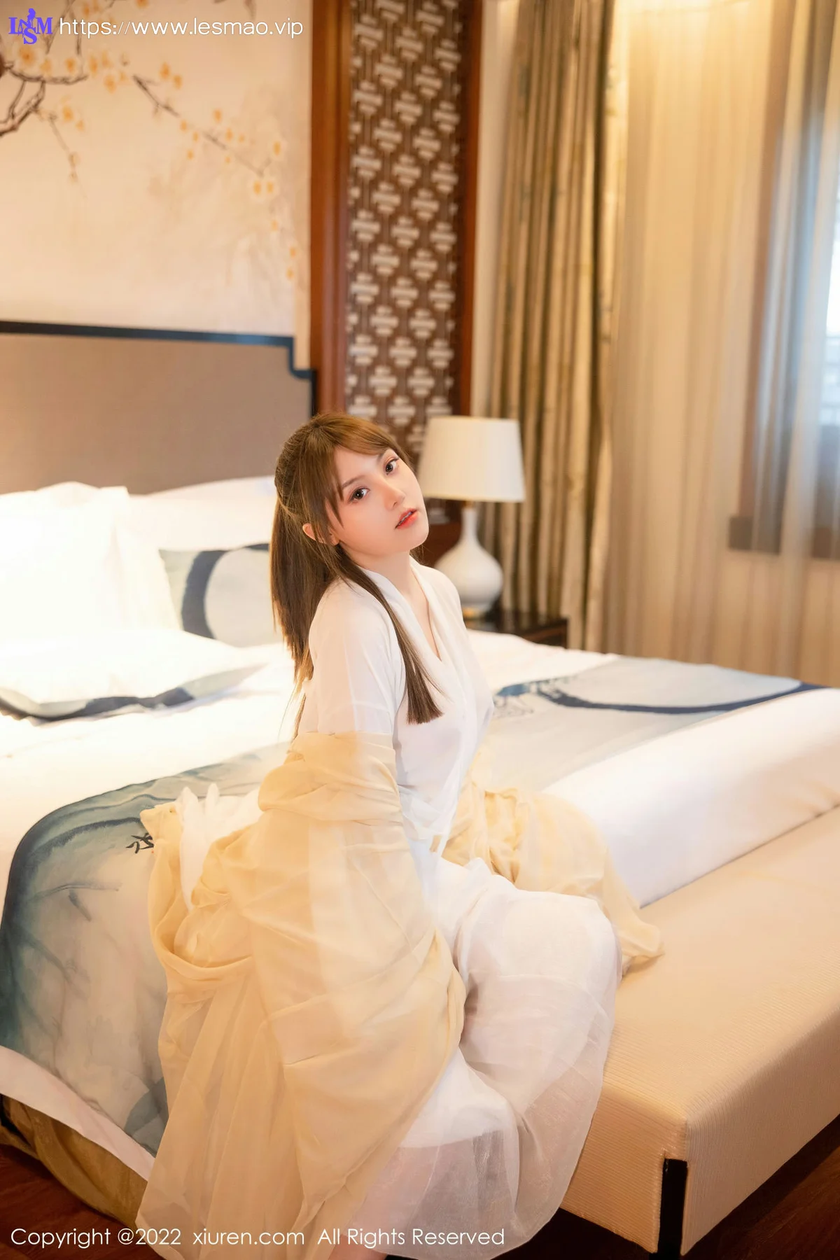 XiuRen 秀人 No.5653 豆瓣酱 白色古装服饰性感写真3 - 27