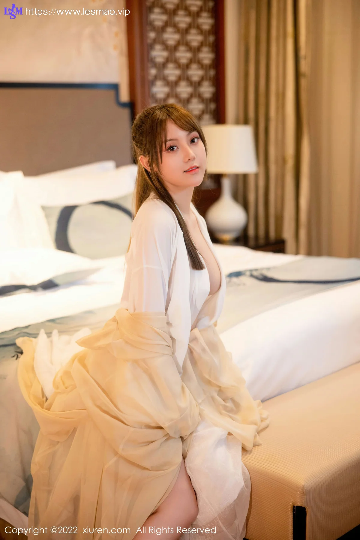 XiuRen 秀人 No.5653 豆瓣酱 白色古装服饰性感写真3 - 30
