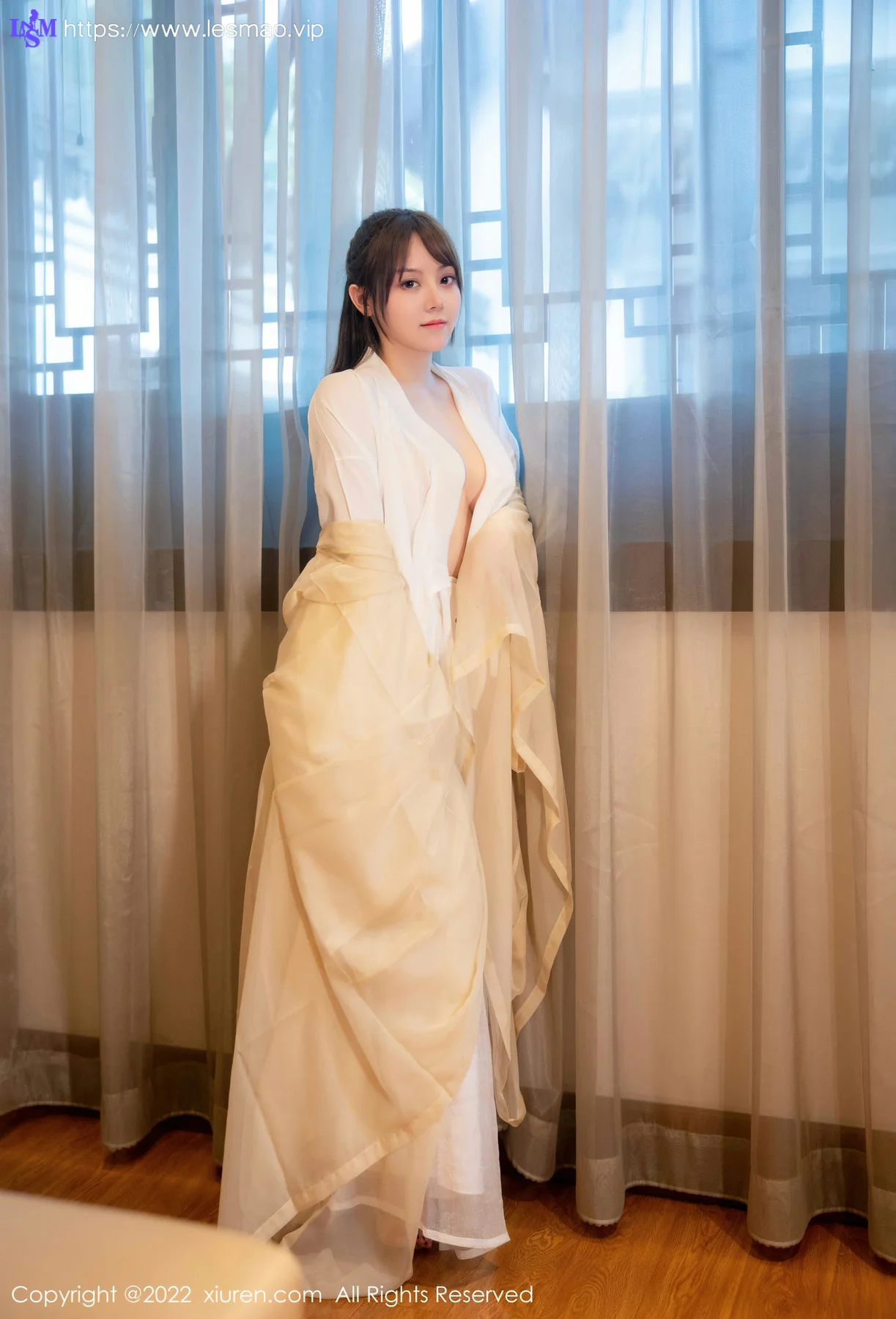 XiuRen 秀人 No.5653 豆瓣酱 白色古装服饰性感写真3 - 34