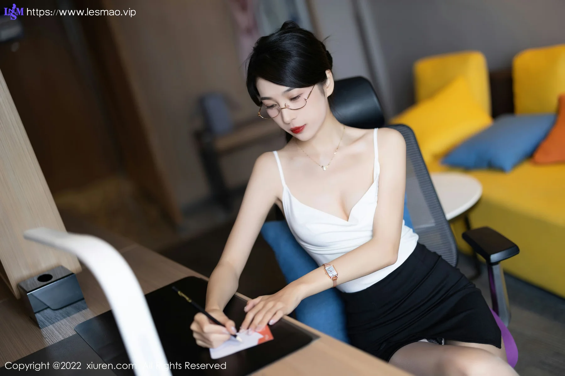 XiuRen 秀人 No.5656 林乐一 魅惑灰丝性感写真1 - 13