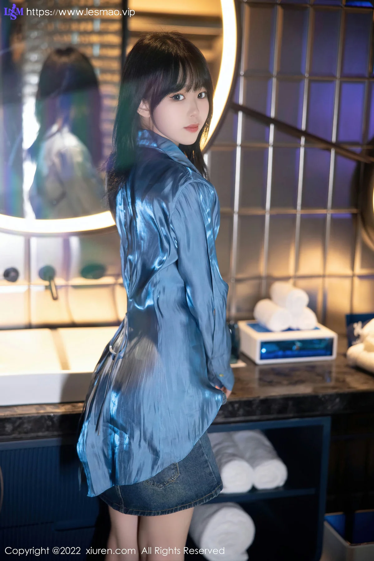 XiuRen 秀人 No.5662 奶瓶. 牛仔短裙性感写真3 - 13