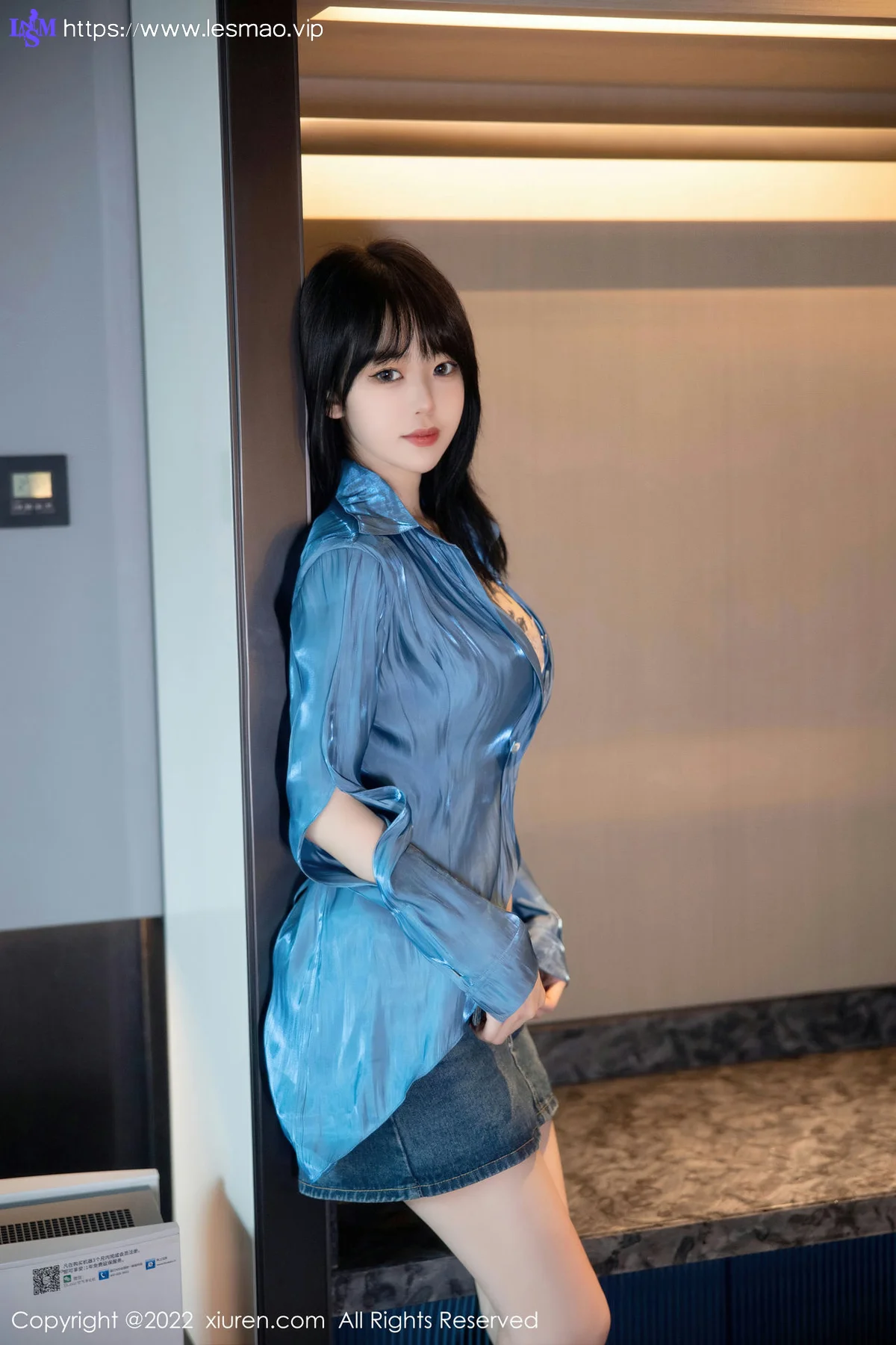 XiuRen 秀人 No.5662 奶瓶. 牛仔短裙性感写真3 - 16