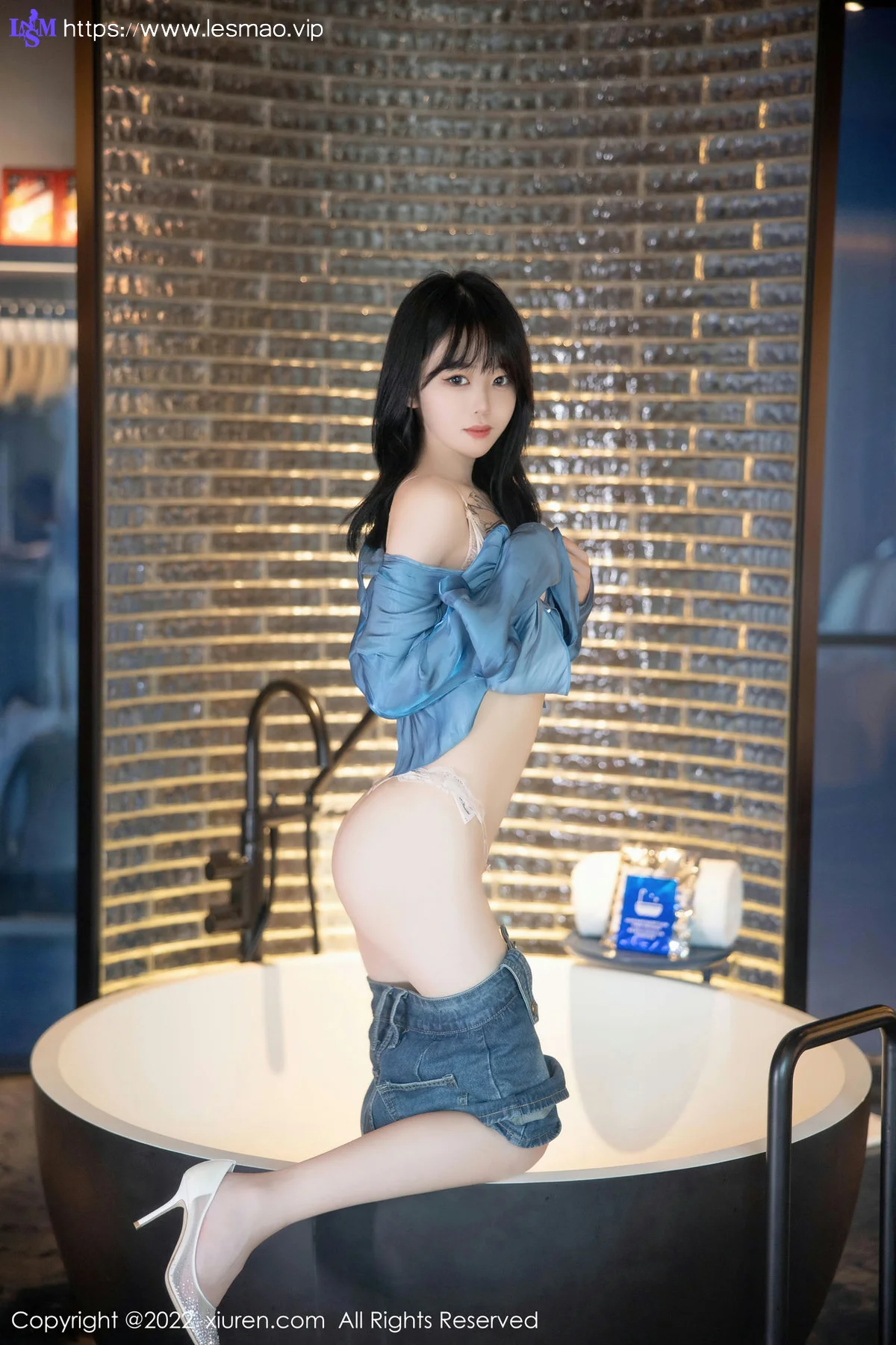 XiuRen 秀人 No.5662 奶瓶. 牛仔短裙性感写真3 - 32