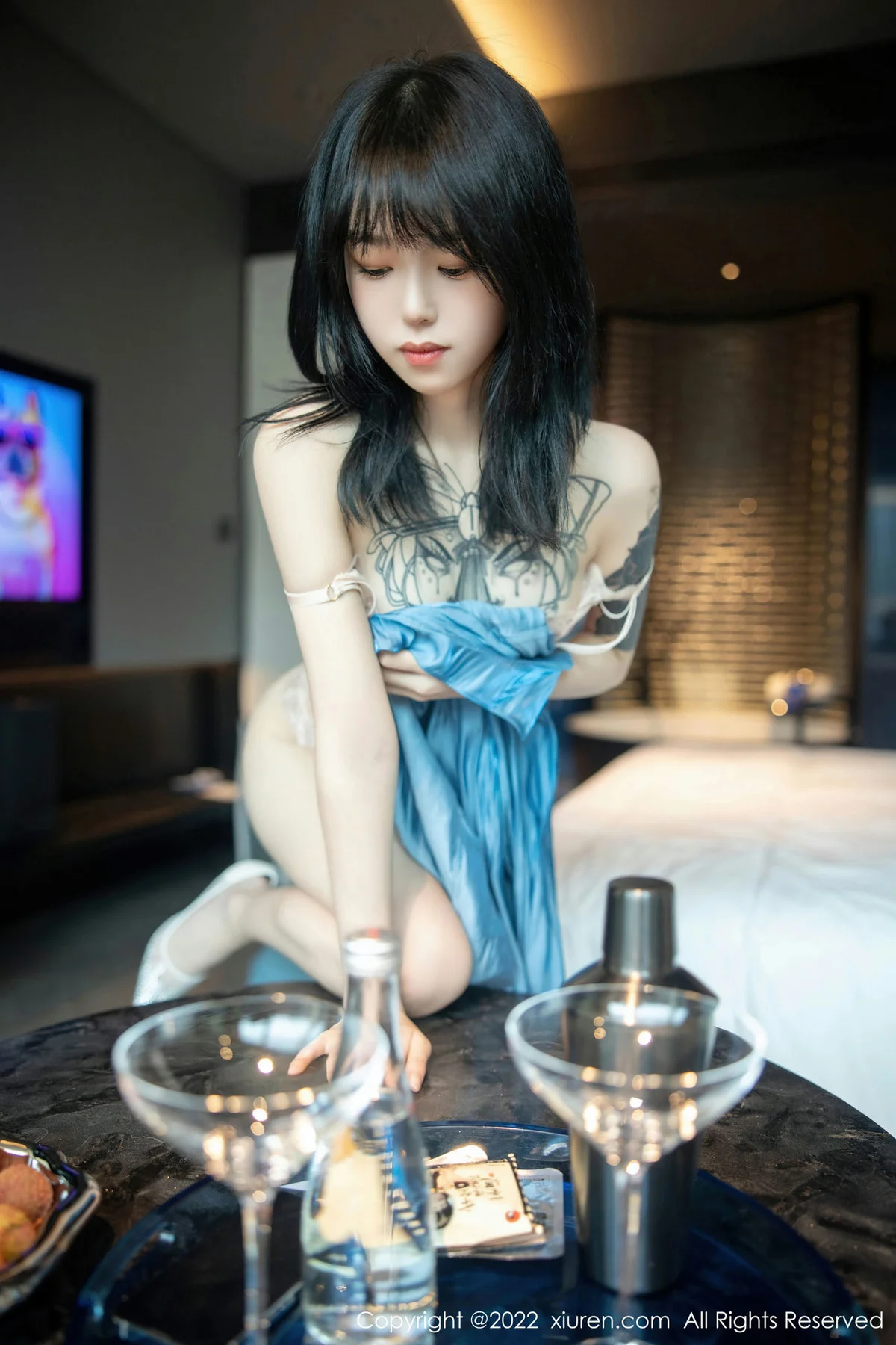 XiuRen 秀人 No.5662 奶瓶. 牛仔短裙性感写真3 - 86