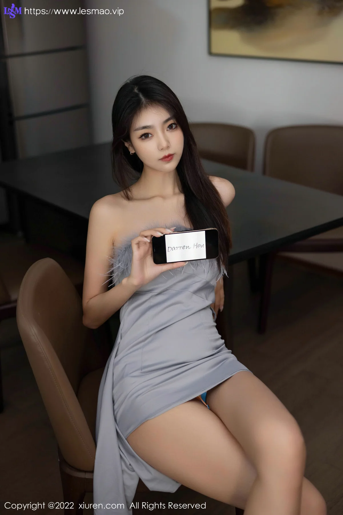XiuRen 秀人 No.5664 可樂Vicky 飘逸长发性感写真1 - 54