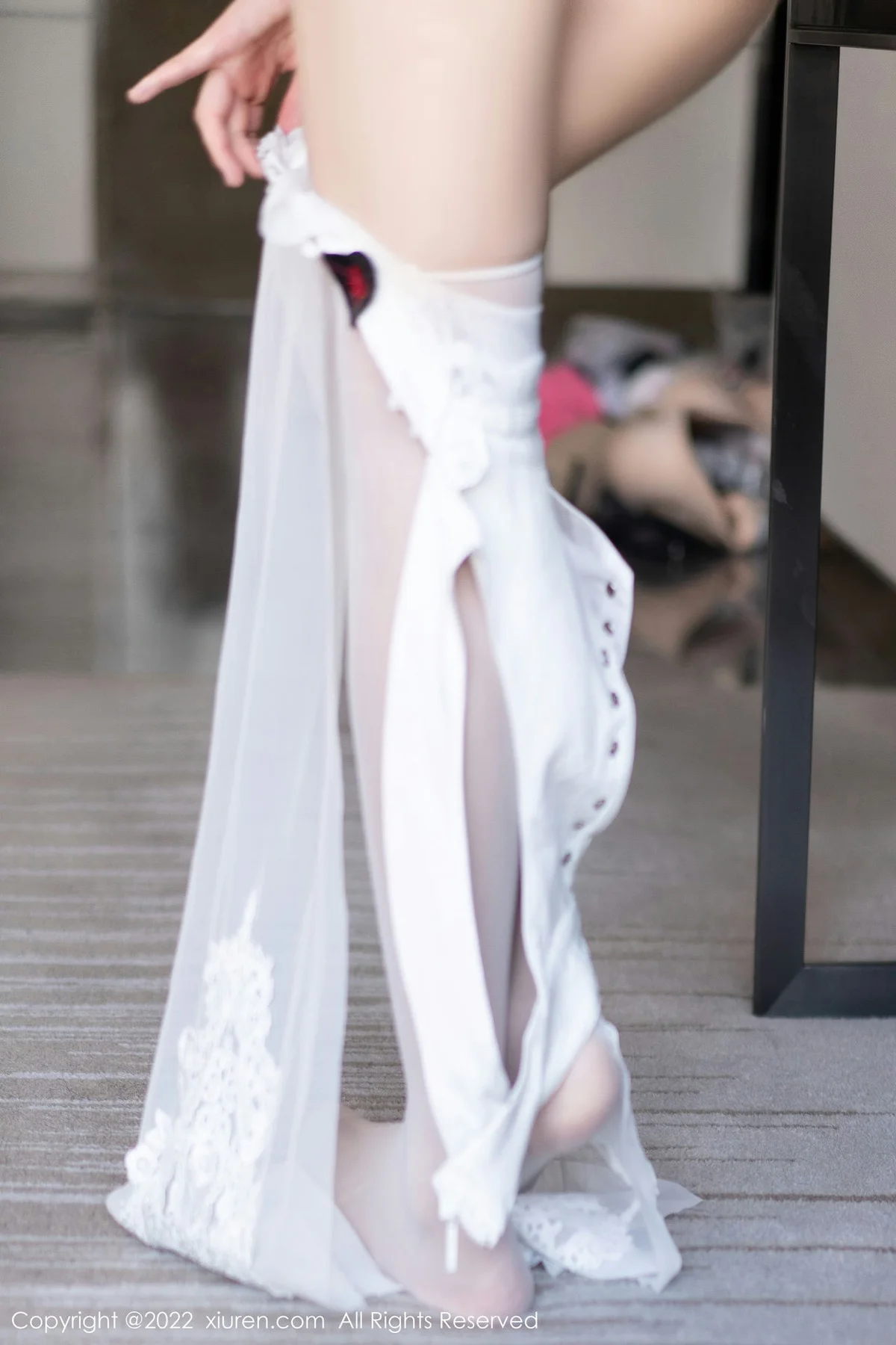 XiuRen 秀人 No.5665 刘钰儿 白色轻透服饰性感写真22 - 63