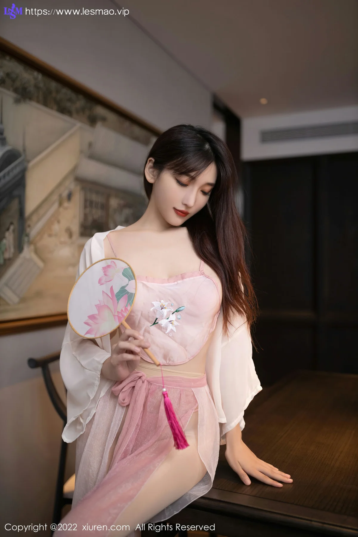 XiuRen 秀人 No.5666 陆萱萱 粉色古装服饰性感私房111 - 1