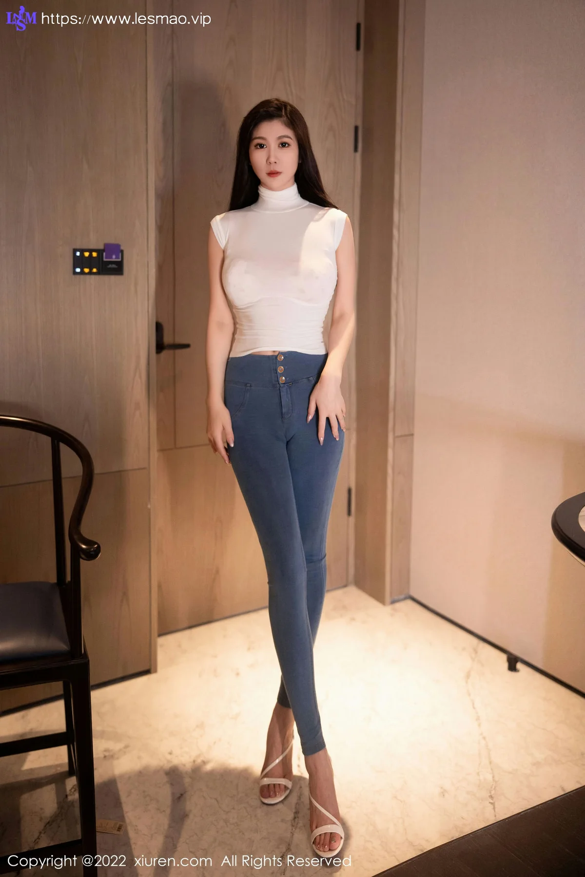 XiuRen 秀人 No.5677 李雅柔182CM 透视花点内衣性感写真3 - 20