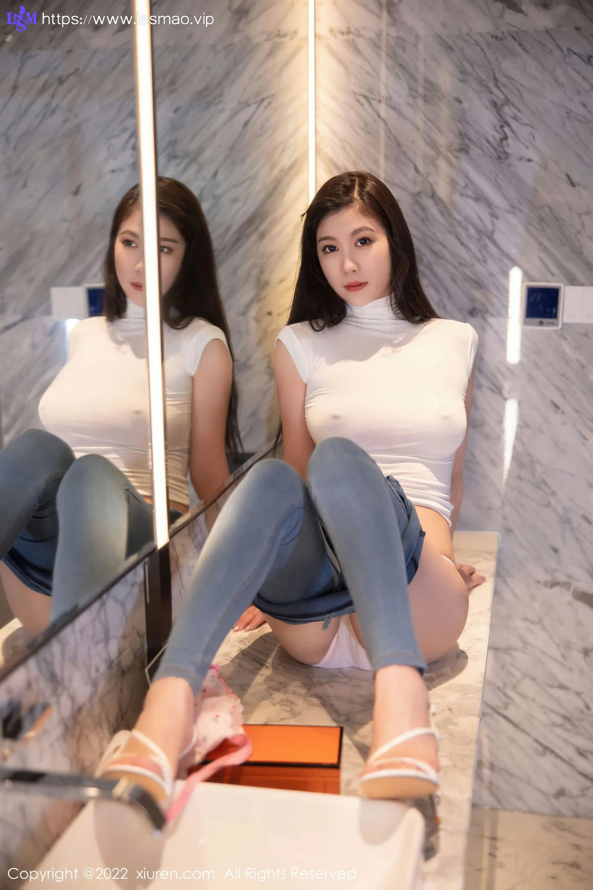 XiuRen 秀人 No.5677 李雅柔182CM 透视花点内衣性感写真3 - 52