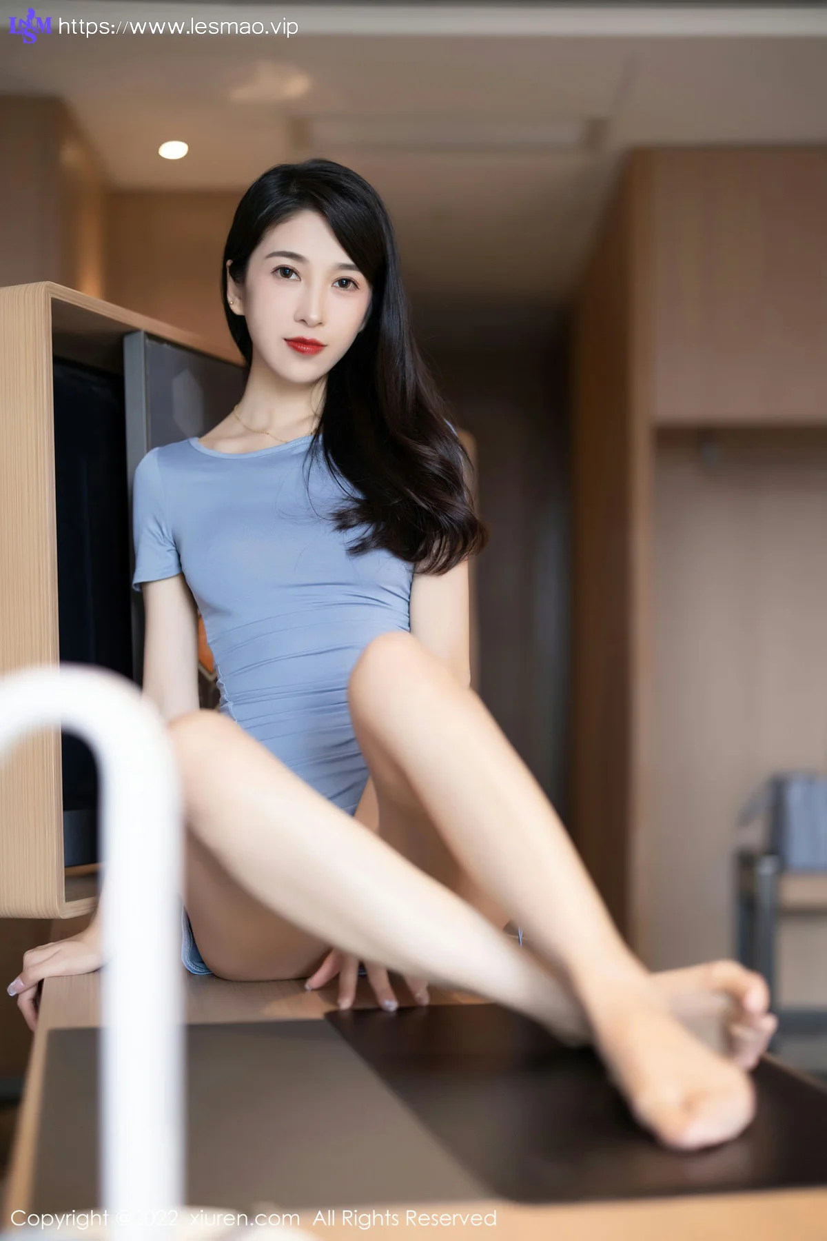 XiuRen 秀人 No.5692 林乐一 粉色睡裙性感写真2 - 26