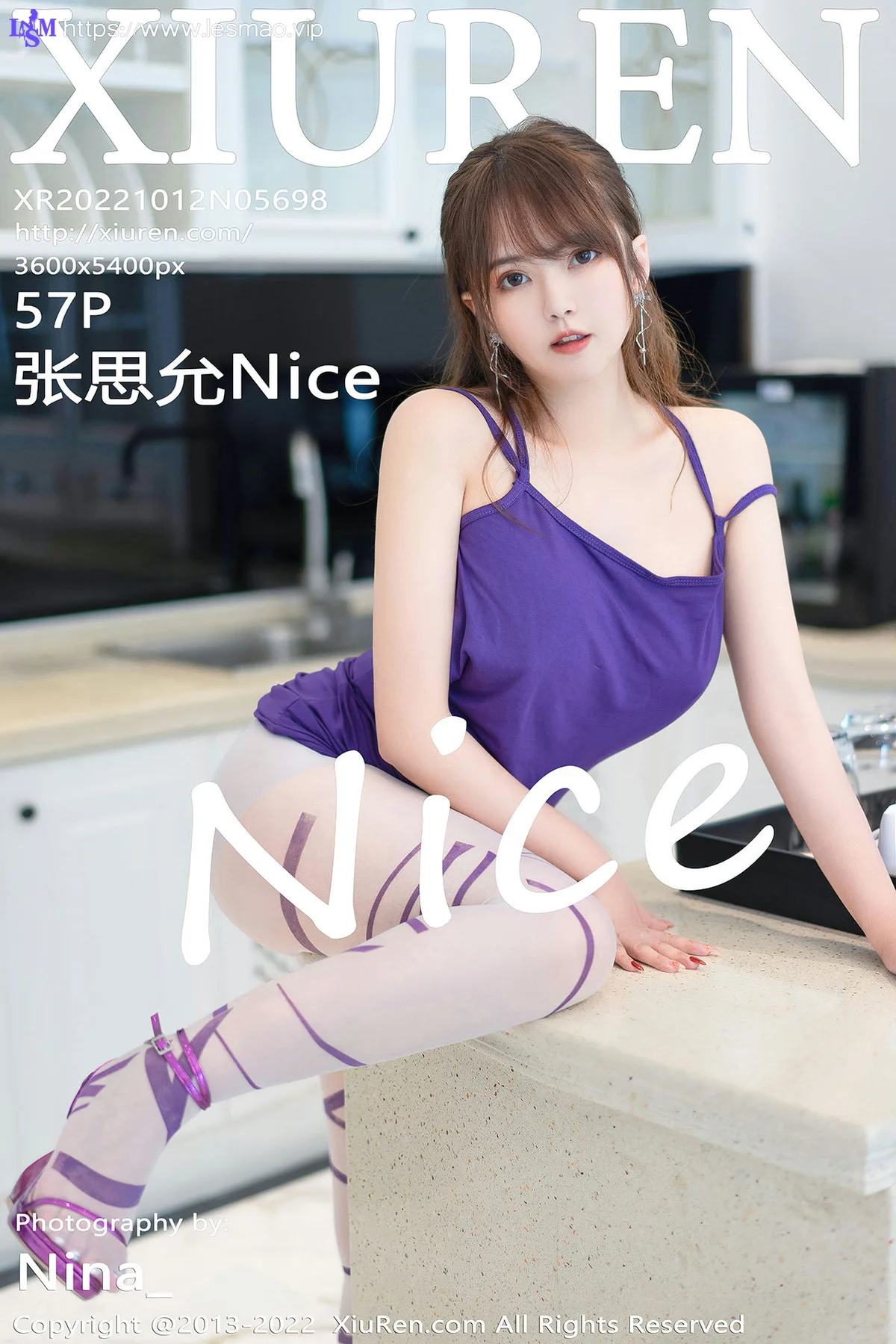 XiuRen 秀人 No.5698 张思允Nice 白色丝袜性感写真2 - 58
