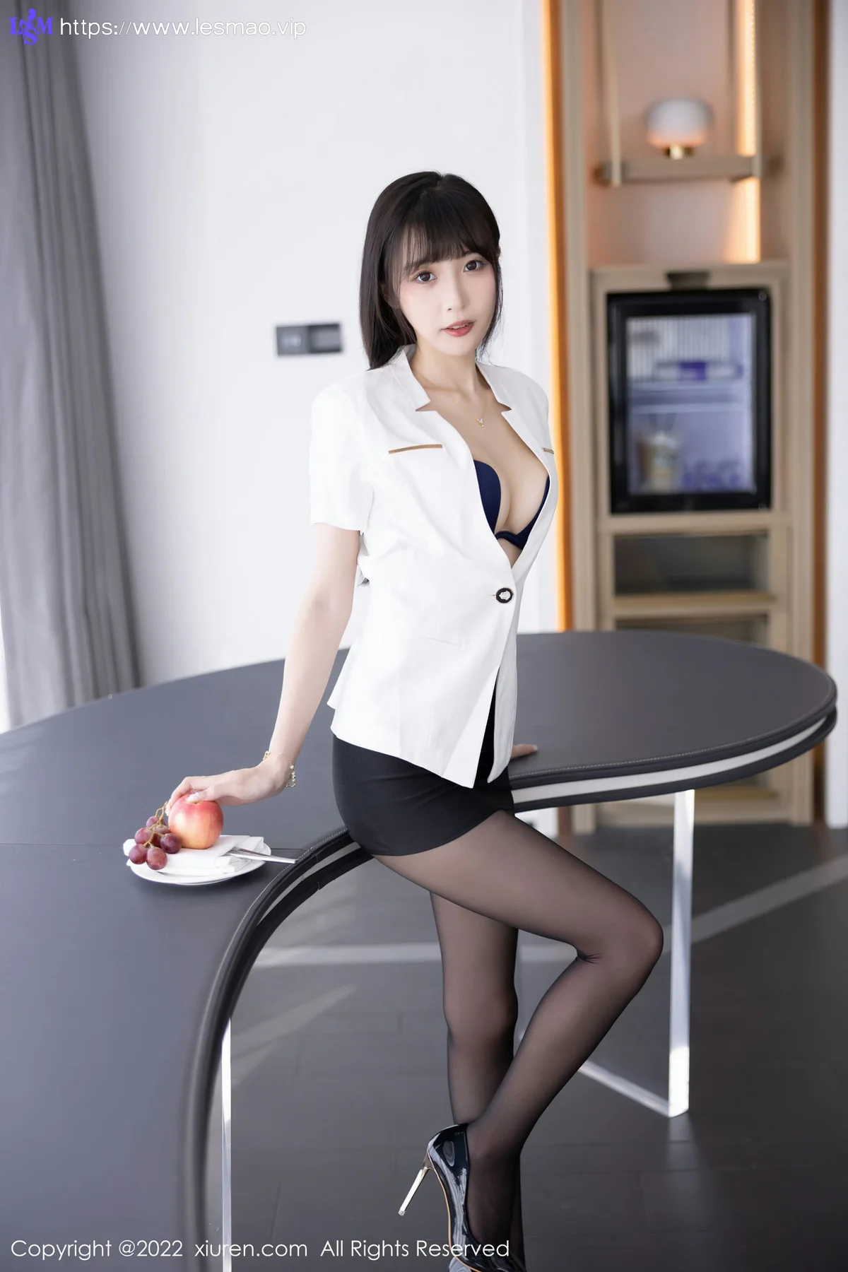XiuRen 秀人 No.5700 林星阑 黑色短裙性感写真 - 12