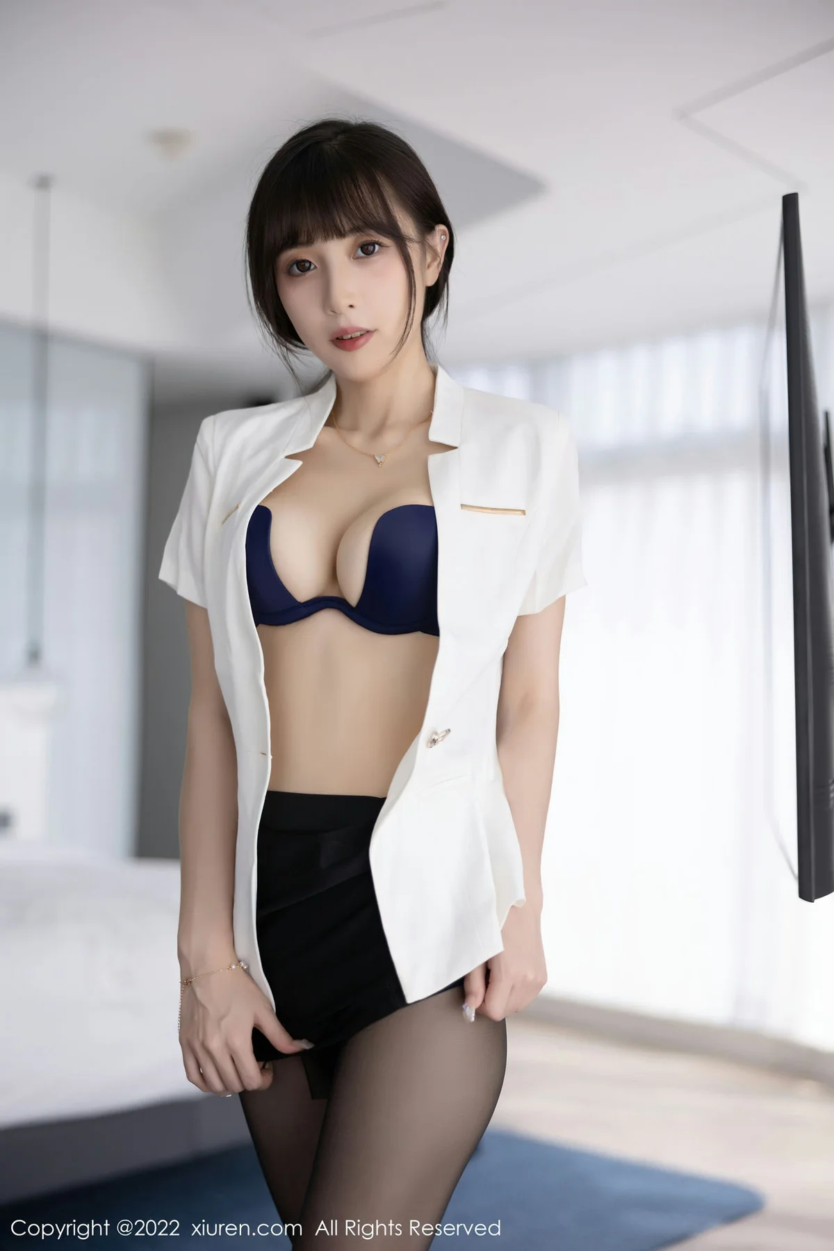 XiuRen 秀人 No.5700 林星阑 黑色短裙性感写真 - 40