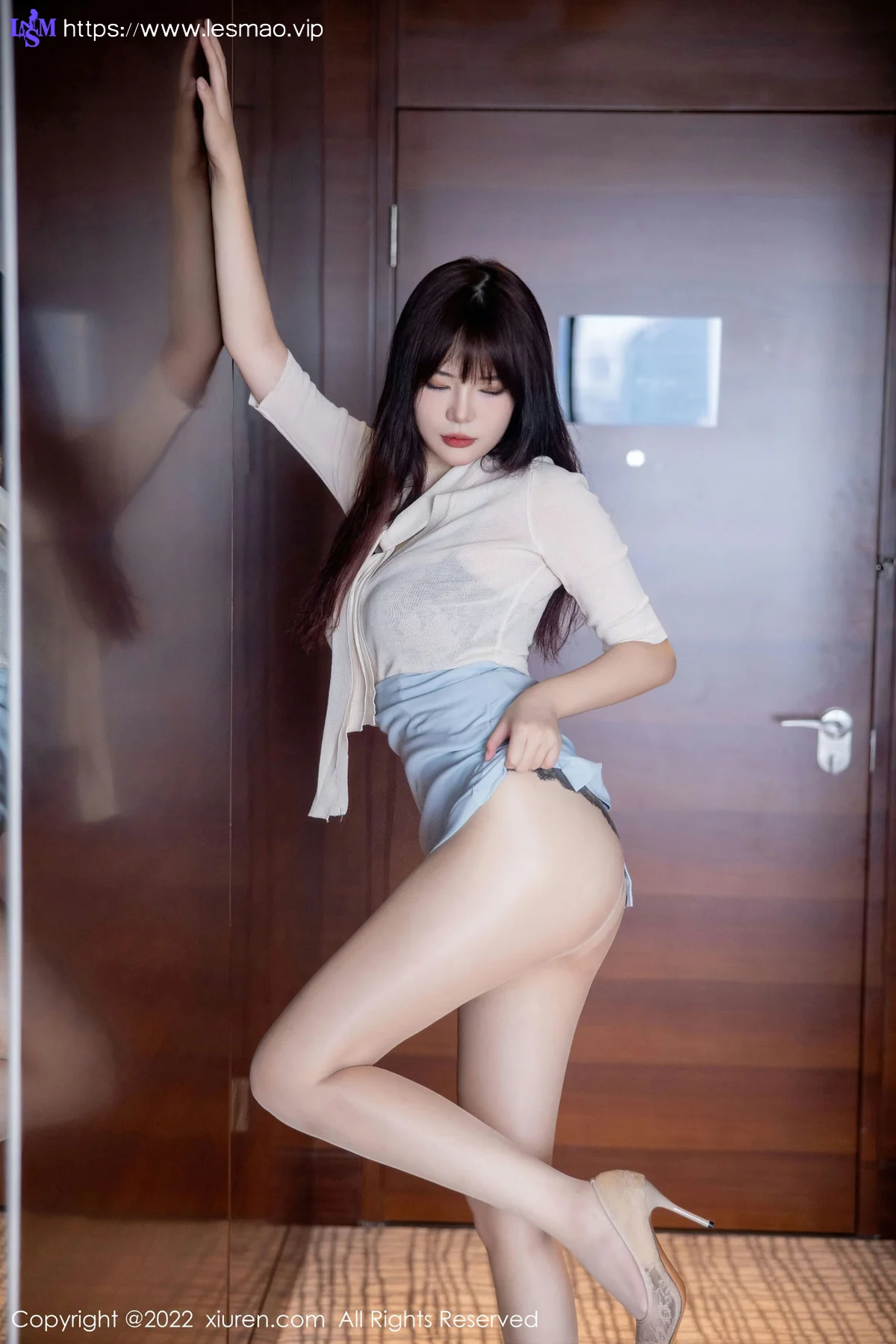 XiuRen 秀人 No.5704 Arude薇薇 黑色蕾丝内衣性感写真 - 17