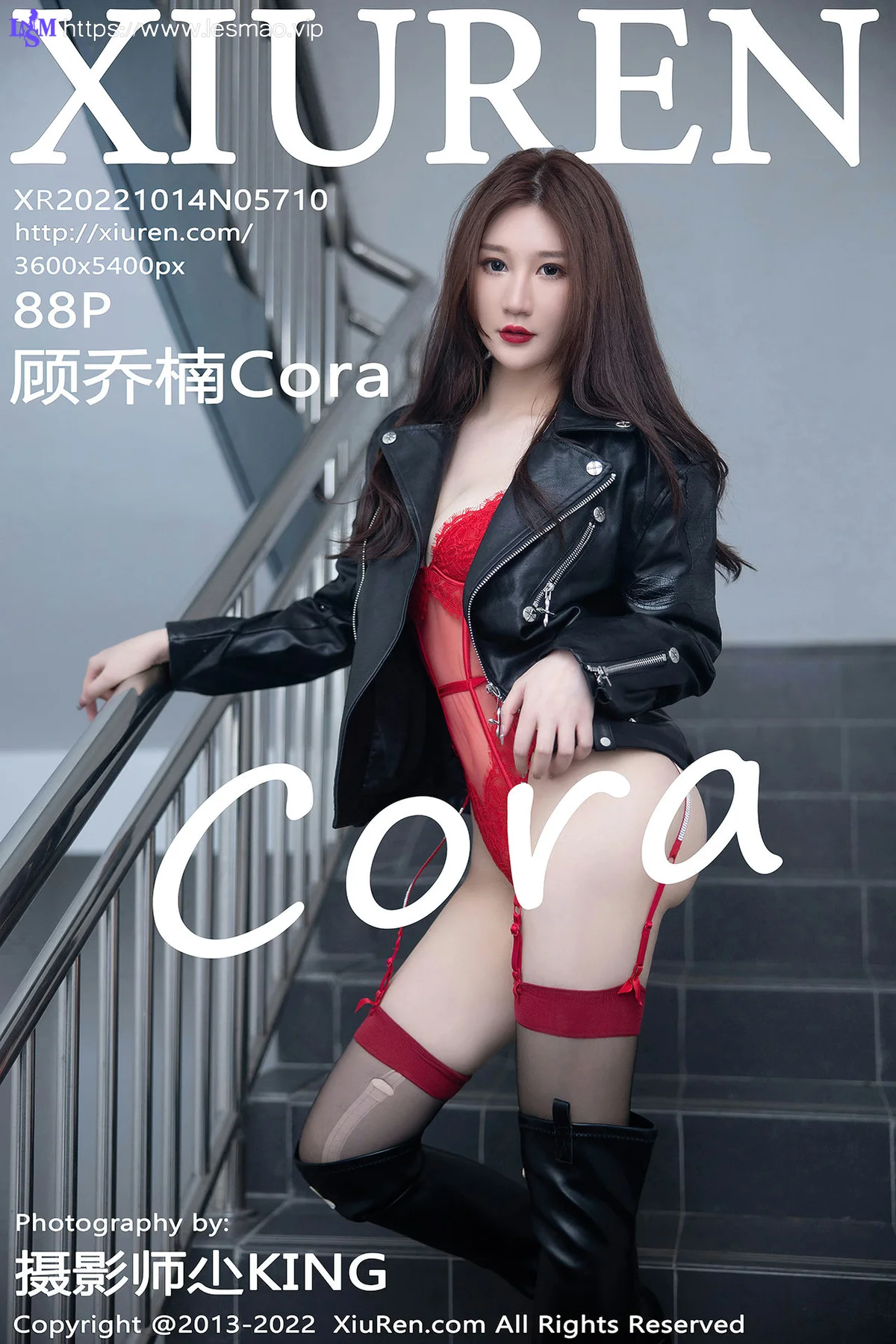 XiuRen 秀人 No.5710 顾乔楠Cora 红色蕾丝内衣性感写真22 - 89