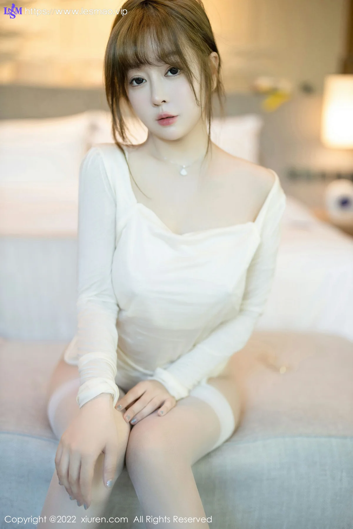 XiuRen 秀人 No.5712 王雨纯 白色丝袜性感写真 - 20