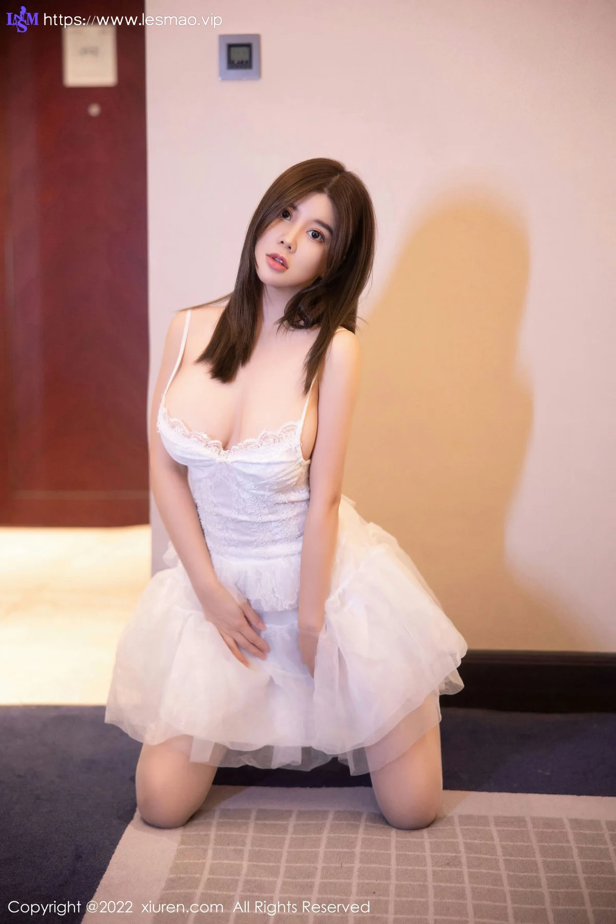 XiuRen 秀人 No.5719  周jojobaby 白色蕾丝公主裙性感私房22 - 7