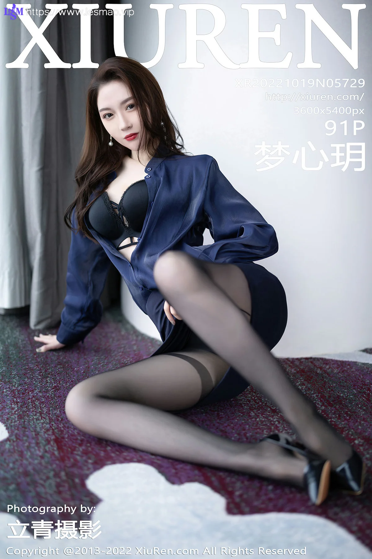 XiuRen 秀人 No.5729  梦心玥 魅惑黑丝佛山心愿旅拍22 - 92