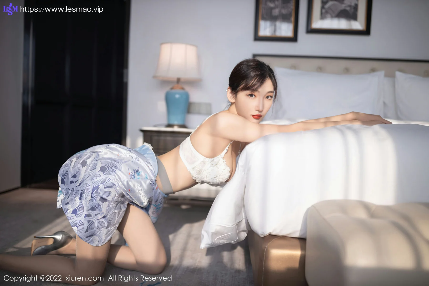 XiuRen 秀人 No.5739  陆萱萱 旗袍空姐制服性感私房写真111 - 24