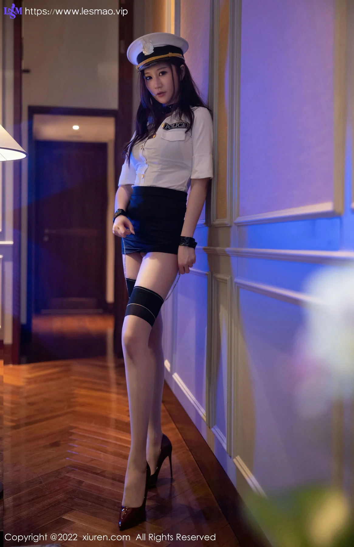 XiuRen 秀人 No.5740 顾乔楠Cora 白色海军制服性感写真11 - 12