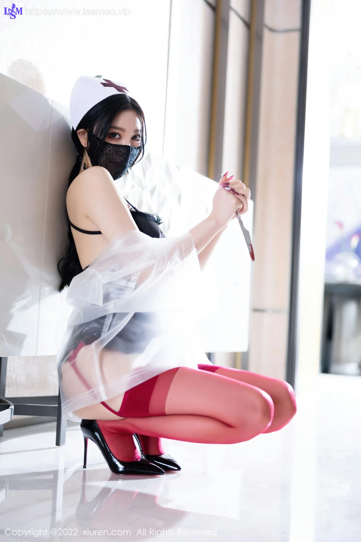 XiuRen 秀人 No.5751 杨晨晨万圣节主题拍摄私房写真 - 24
