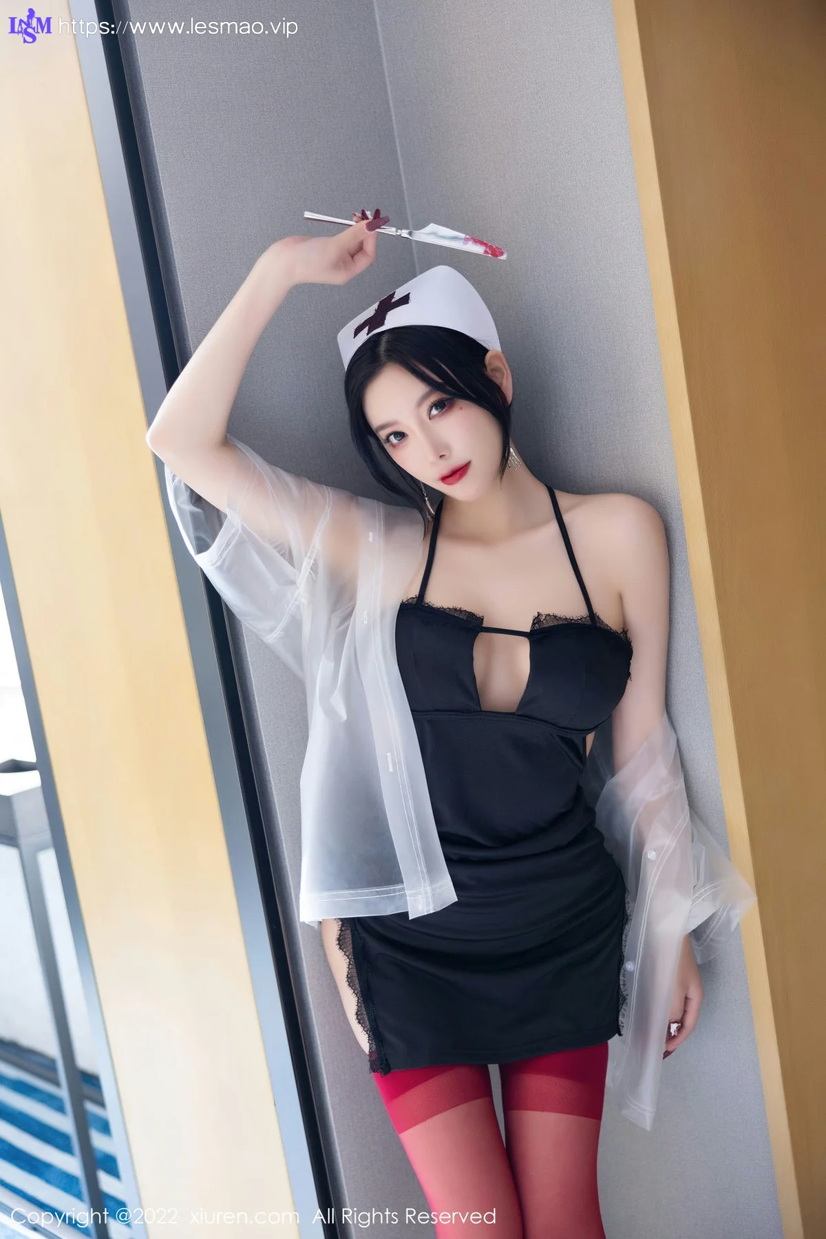 XiuRen 秀人 No.5751 杨晨晨万圣节主题拍摄私房写真 - 41