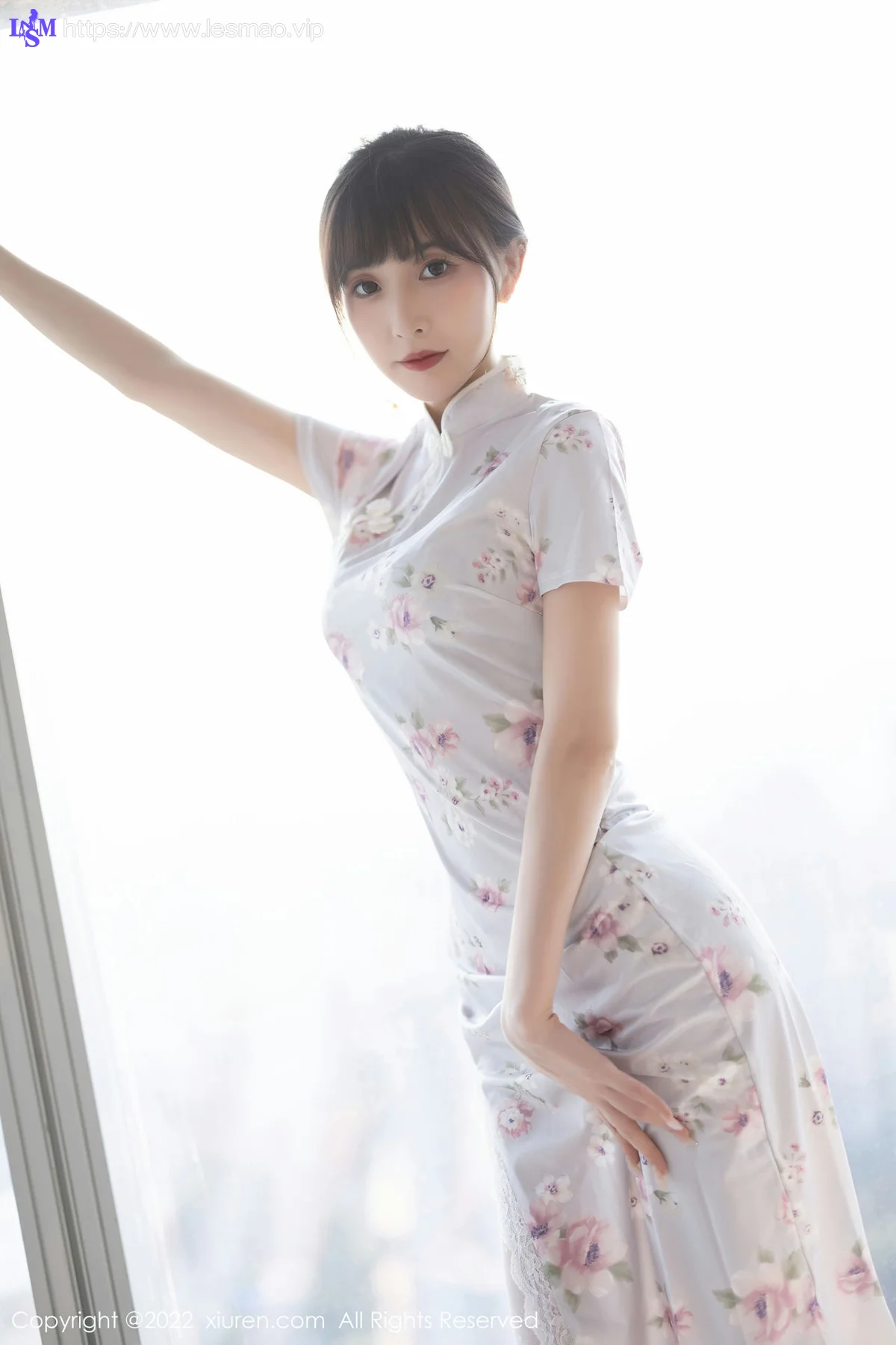 XiuRen 秀人 No.5757 林星阑 花纹图案旗袍性感写真 - 30