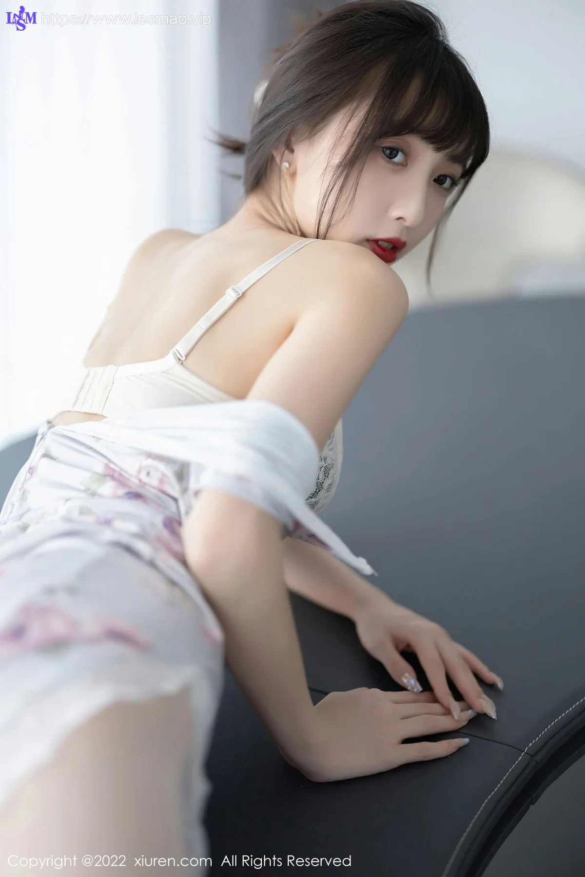 XiuRen 秀人 No.5757 林星阑 花纹图案旗袍性感写真 - 40