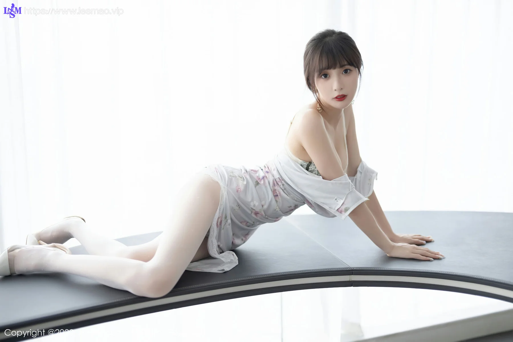 XiuRen 秀人 No.5757 林星阑 花纹图案旗袍性感写真 - 43