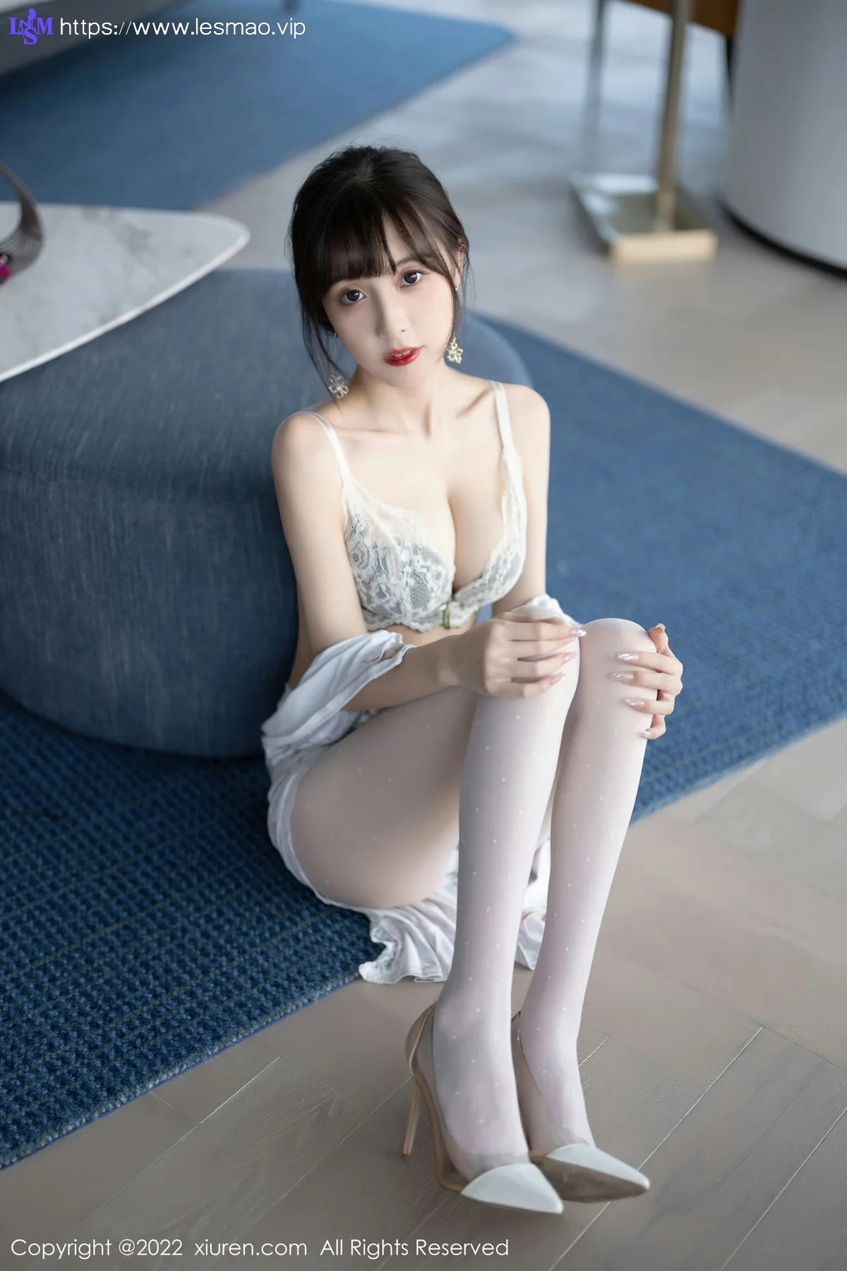 XiuRen 秀人 No.5757 林星阑 花纹图案旗袍性感写真 - 49